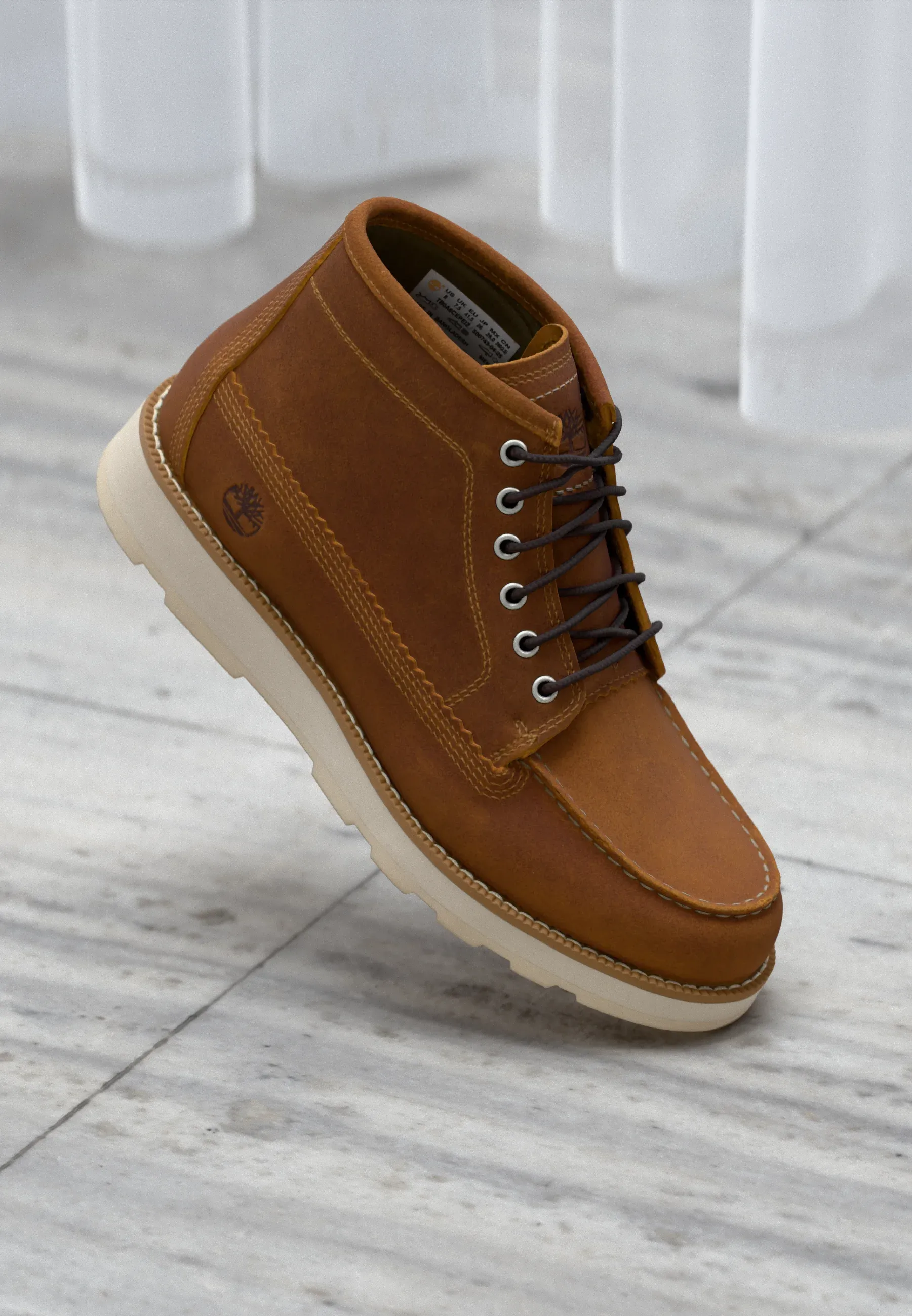 Timberland Stivaletti Stringati Rust
