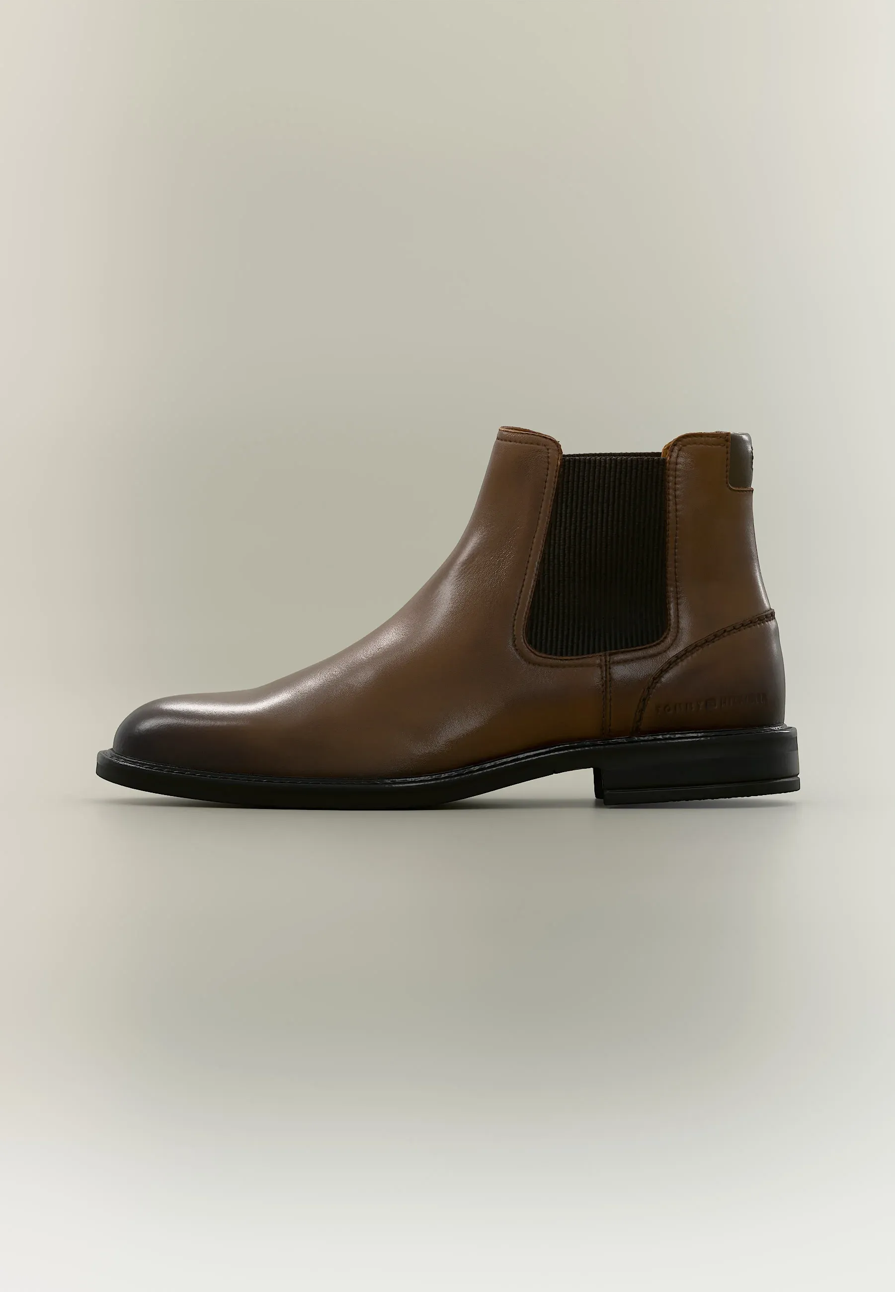 Tommy Hilfiger Corporate Dressy Stivaletti Hiver Cognac