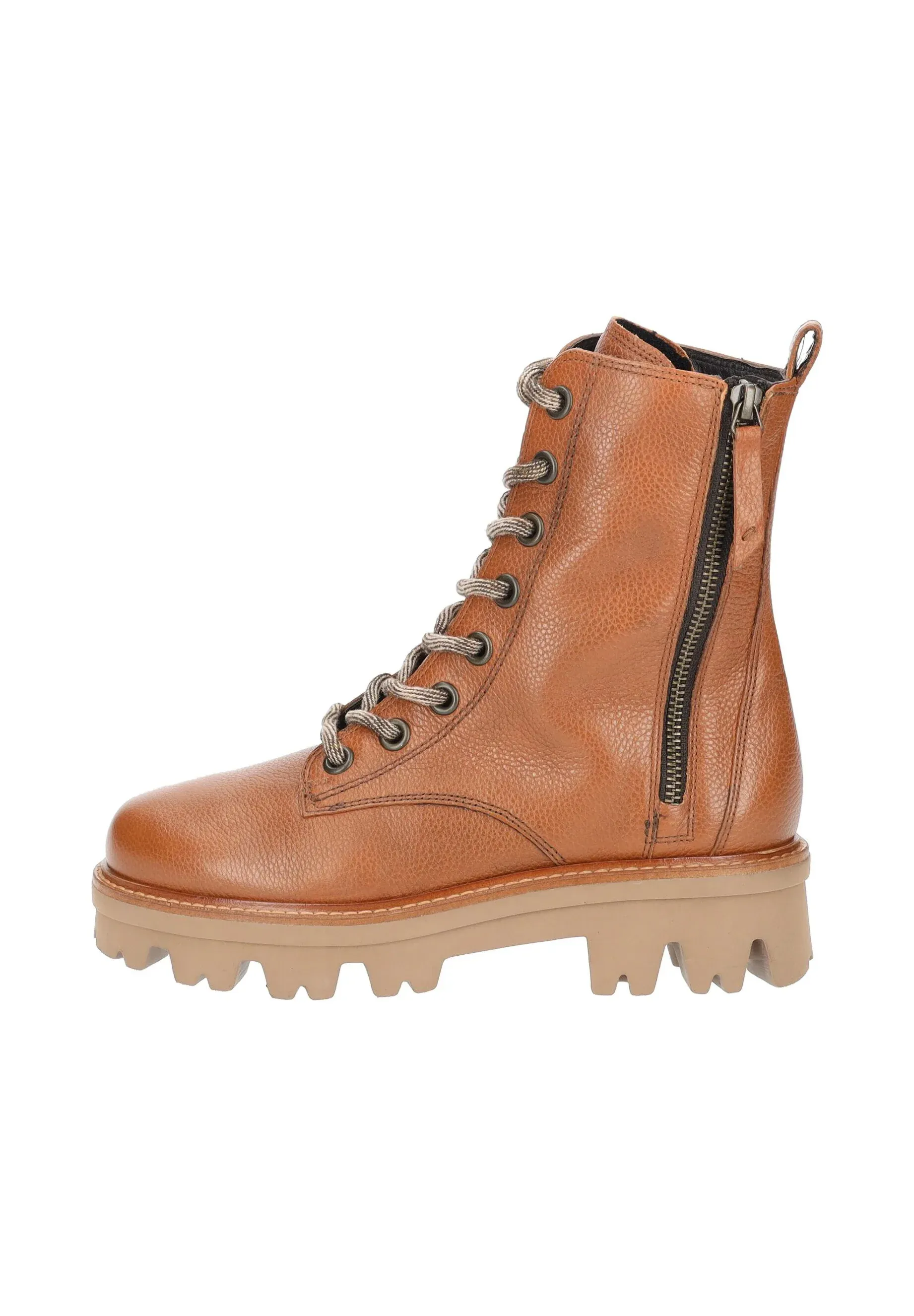 Paul Green Stivaletti Stringati Majorcalf Cognac