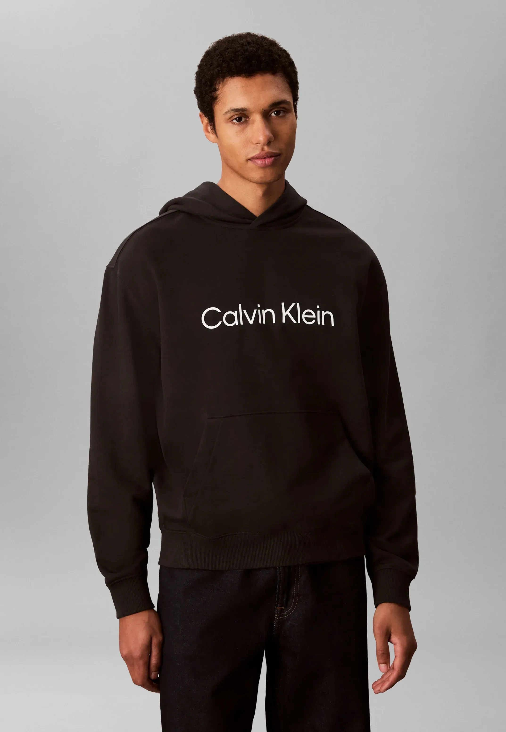 Calvin Klein Standard Logo Sweat à Capuche Noir