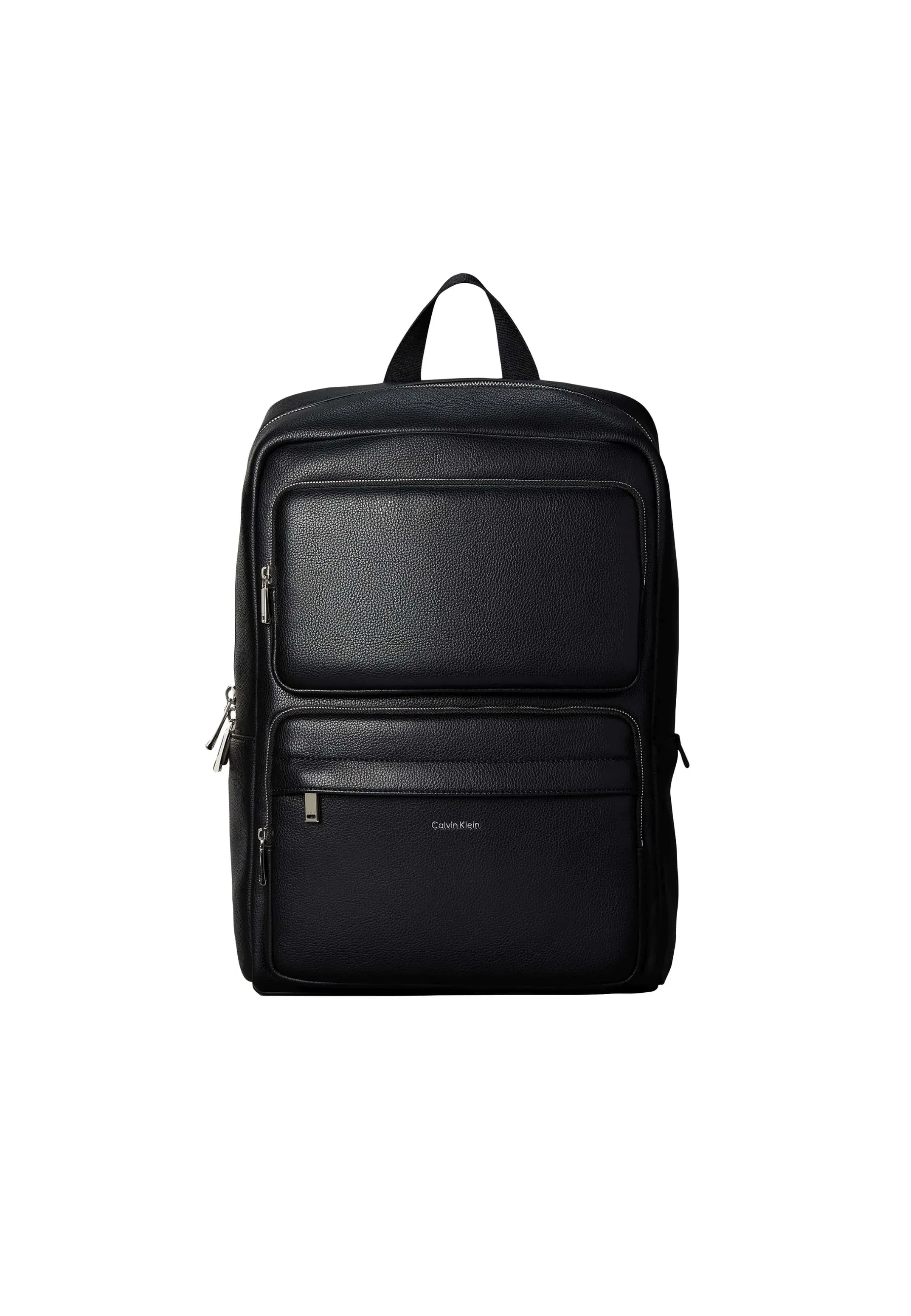 Calvin Klein Zaino à poches doubles surélevées Noir