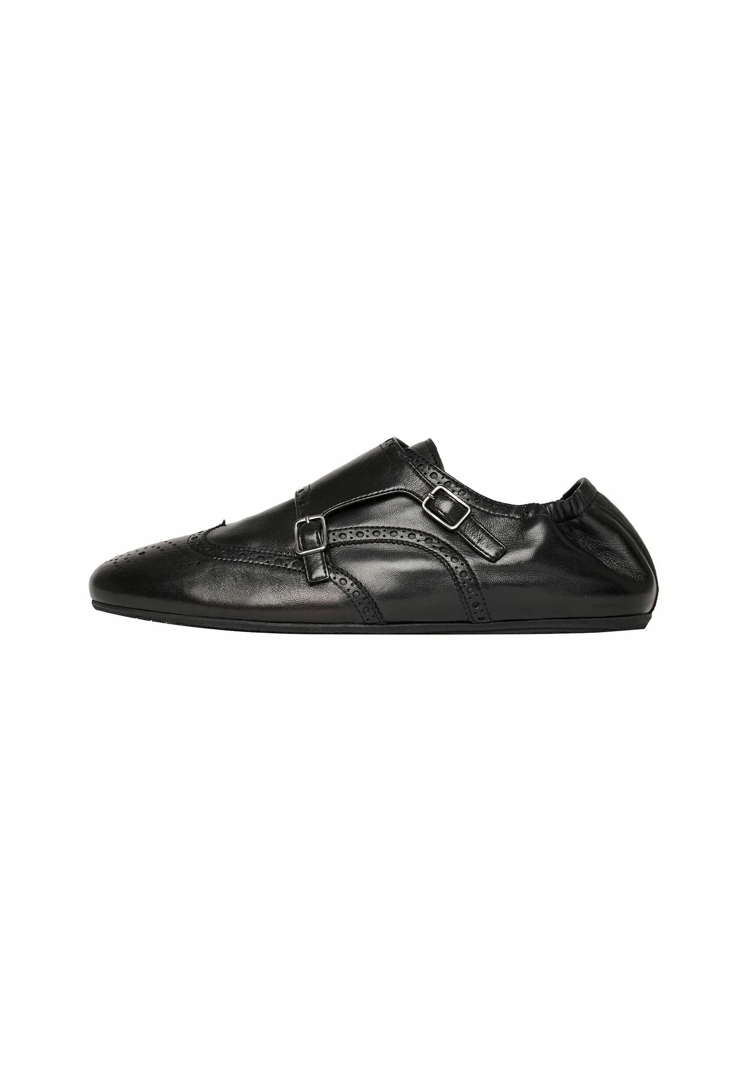 Scarosso Chaussures Sans Lacets Noir Calf