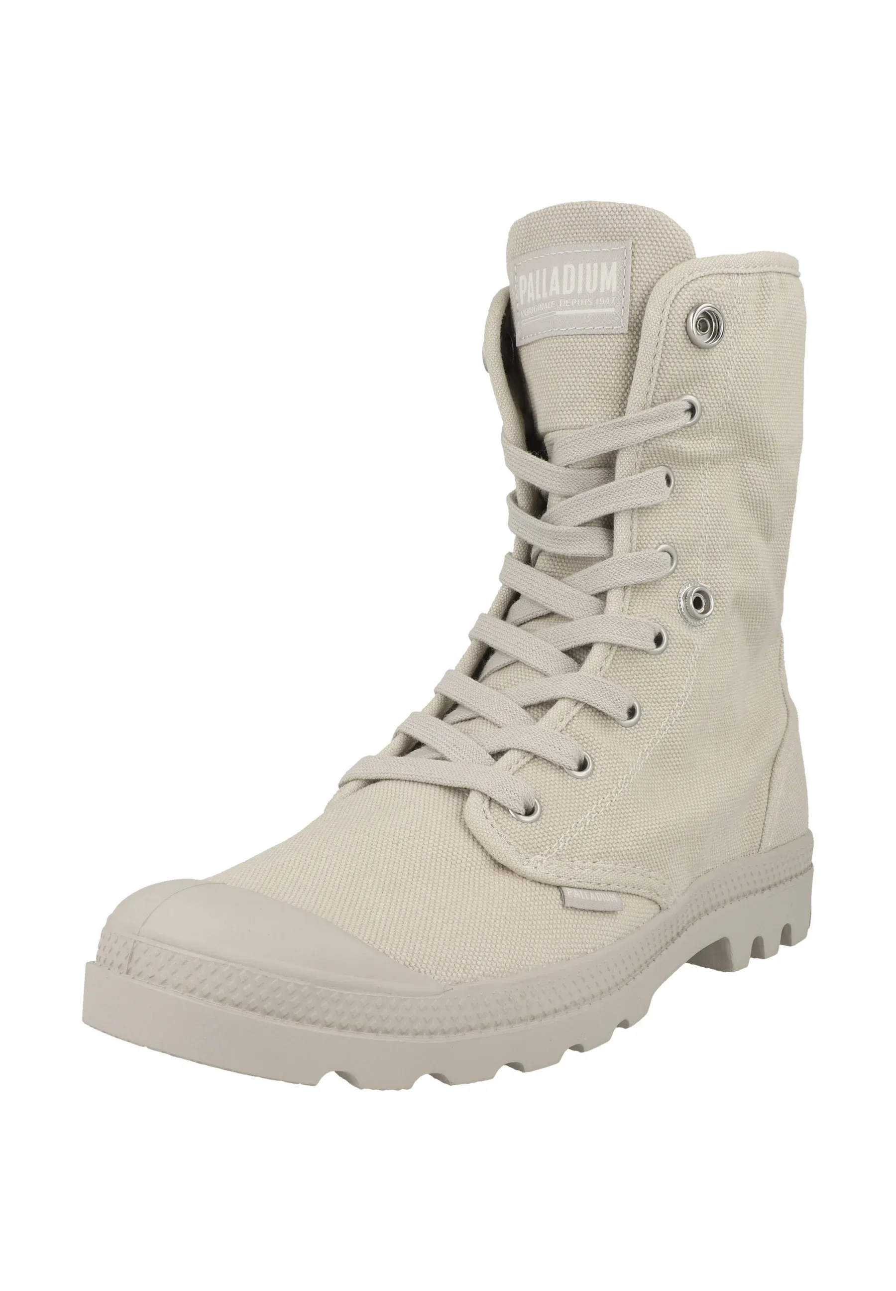 Palladium Stivaletti Con Plateau Naturel Gris 02353 096