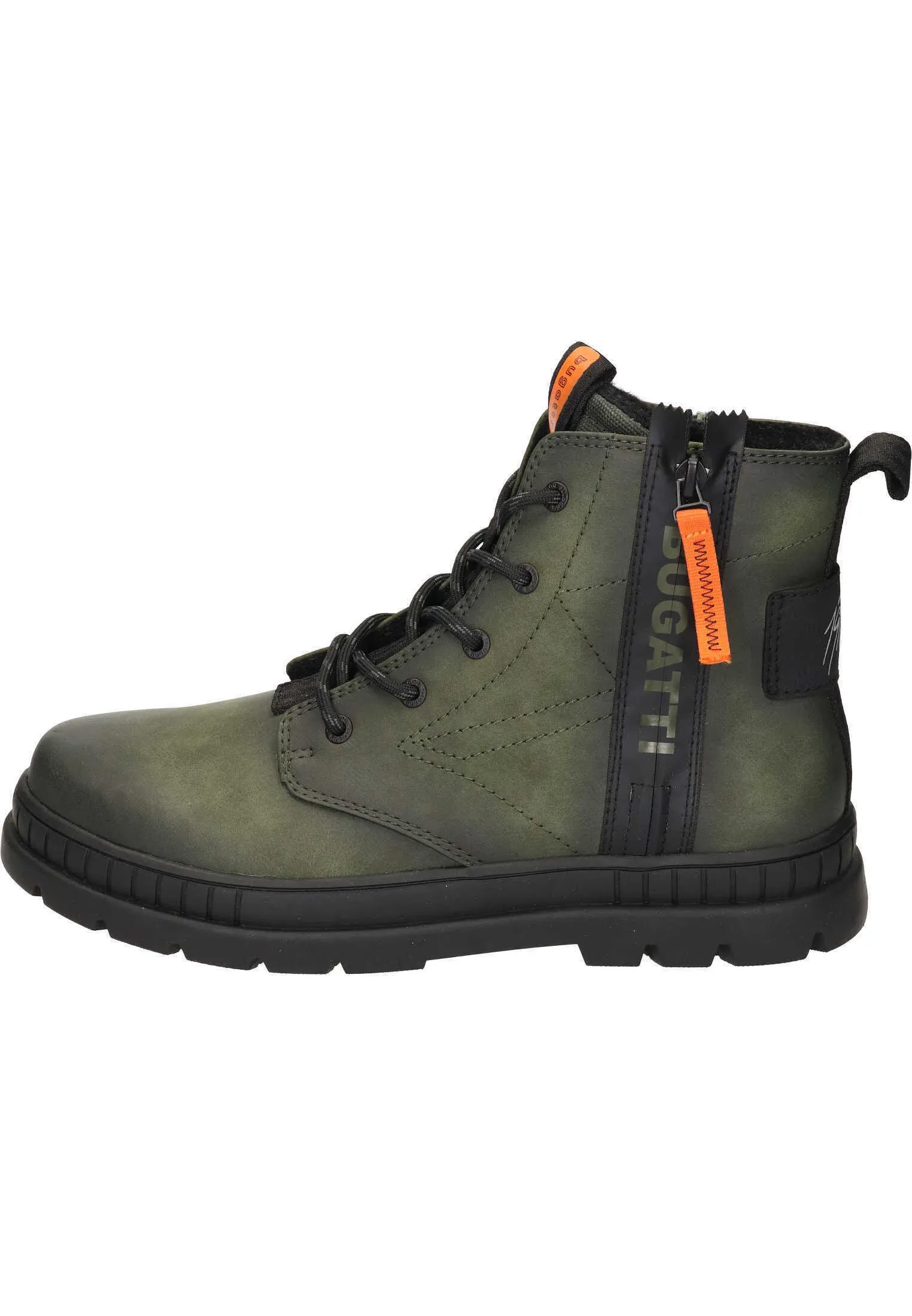 Bottes à lacets Bugatti Vert foncé
