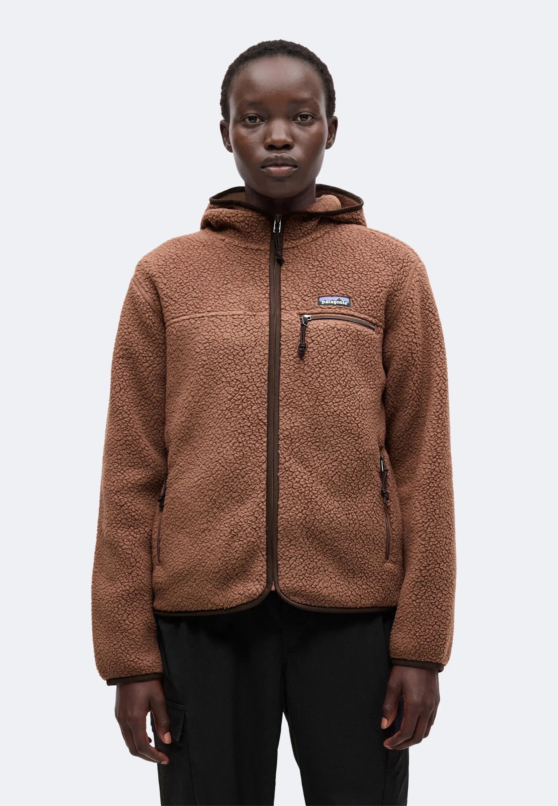 Patagonia Hoody Veste en polaire Berm Brown