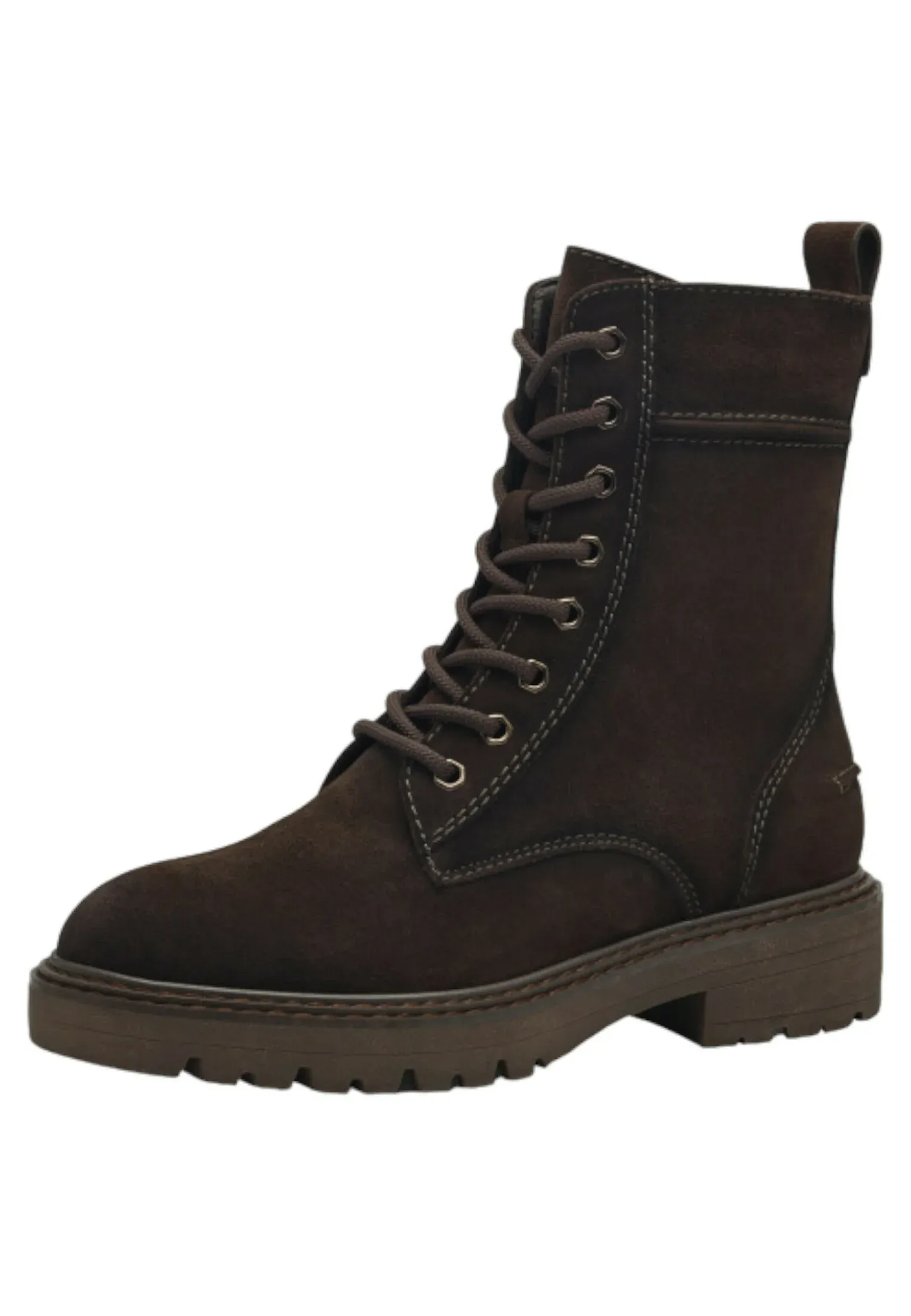 Tamaris Stivaletti Stringati Mocca