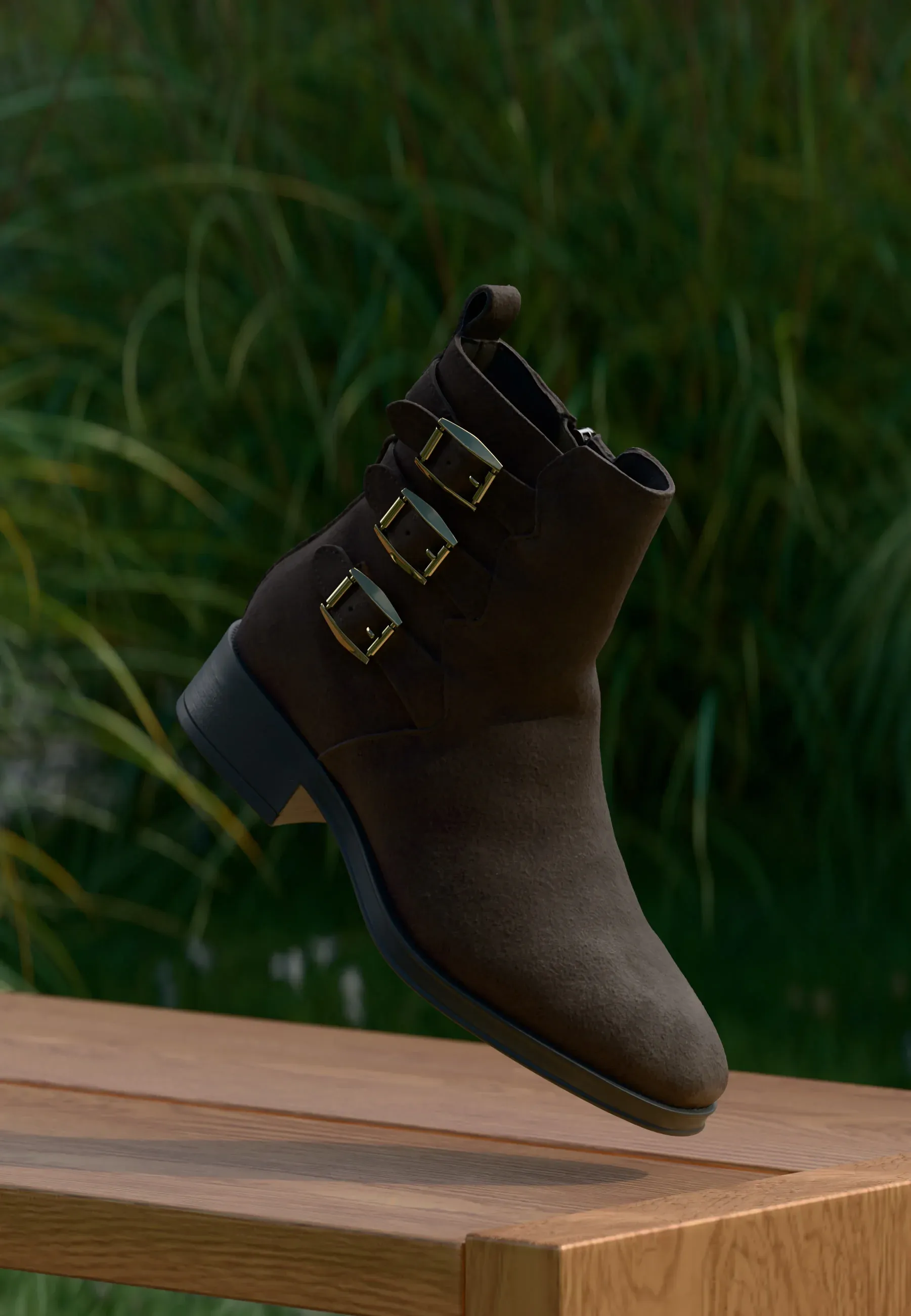 Copenhagen Shoes Stivaletti Con La Zeppa Marron Foncé