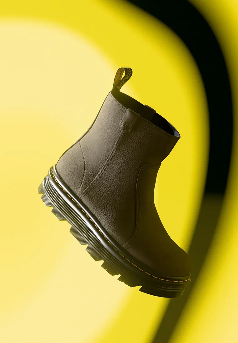 Dr Martens Zebzag Rigger Rigger Boot Tronchetti Olive