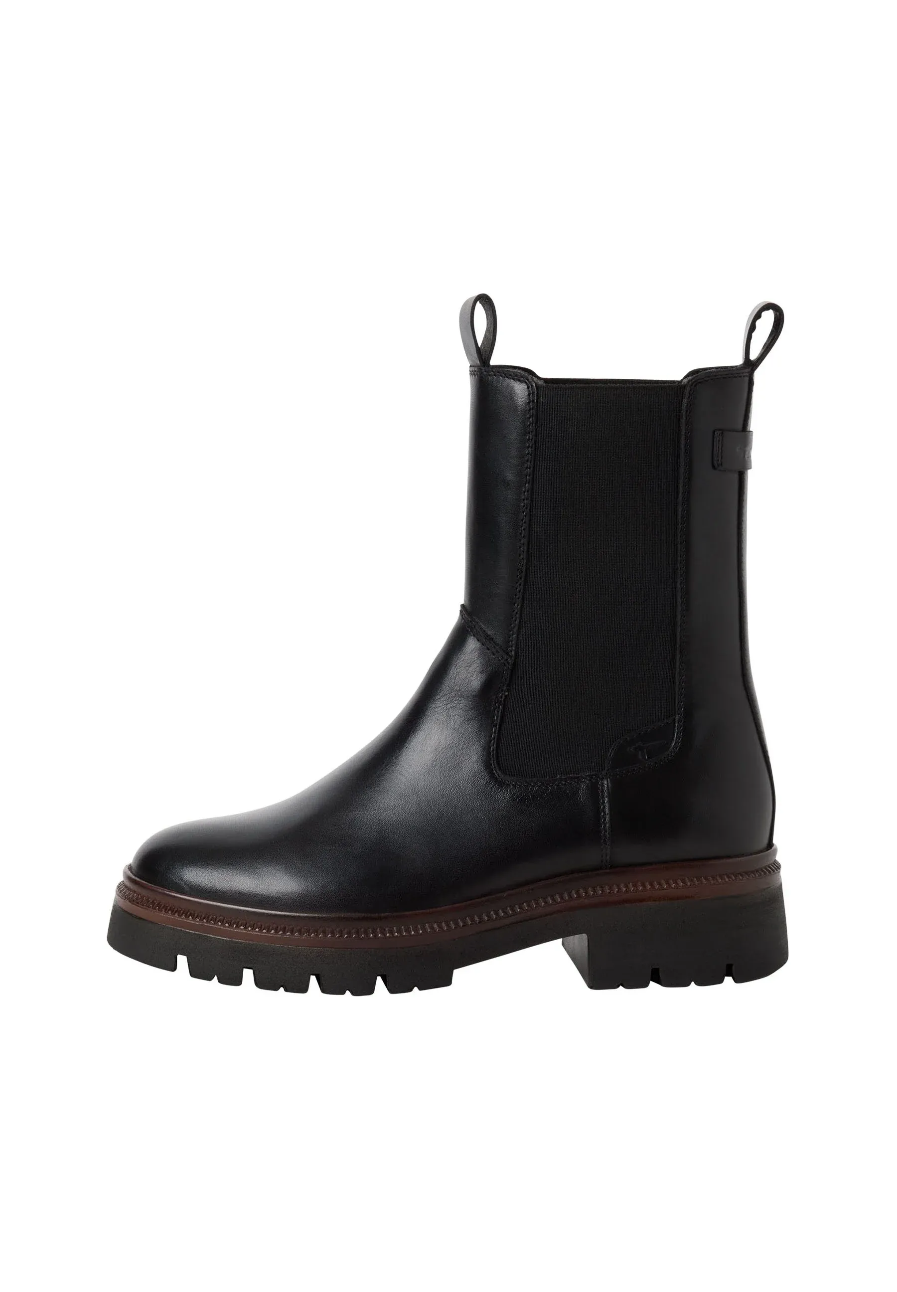 Tamaris Chelsea Boot Tronchetti en cuir noir