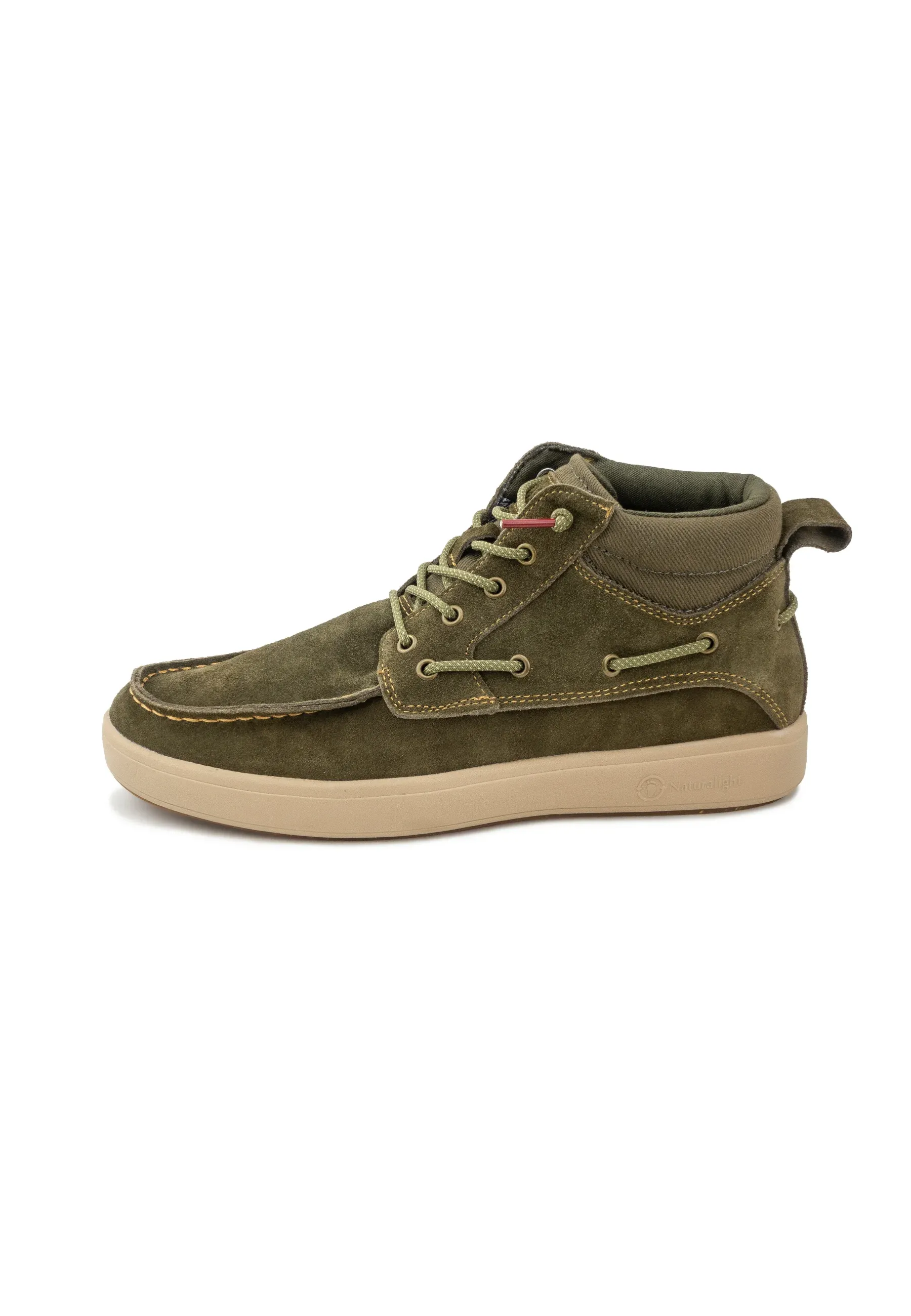 Natural World Stivaletti Stringati Kaki