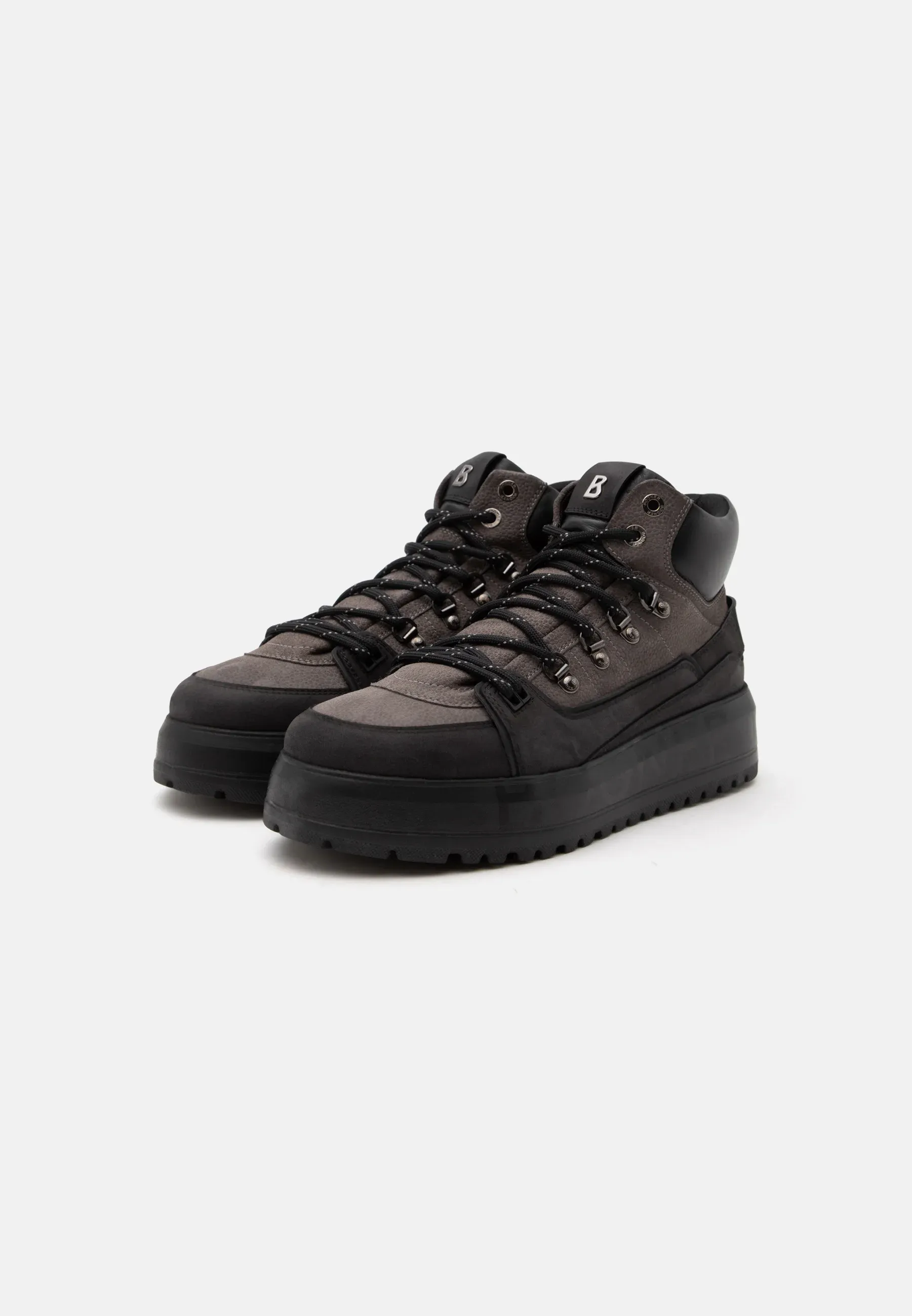 Bogner Bottes à lacets Blackgrey
