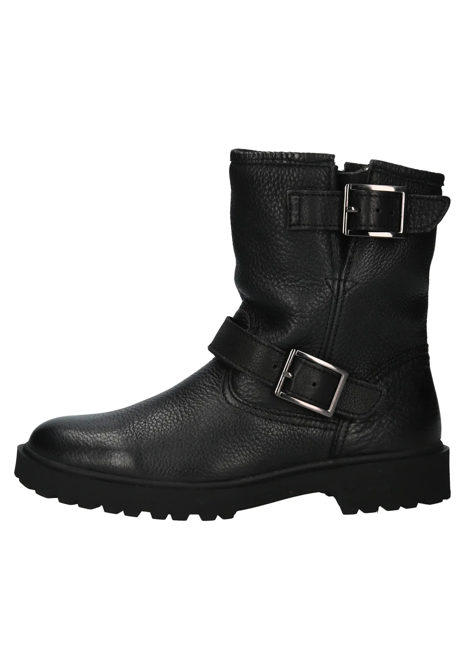 Blackstone Stivaletti Texani Biker Noir