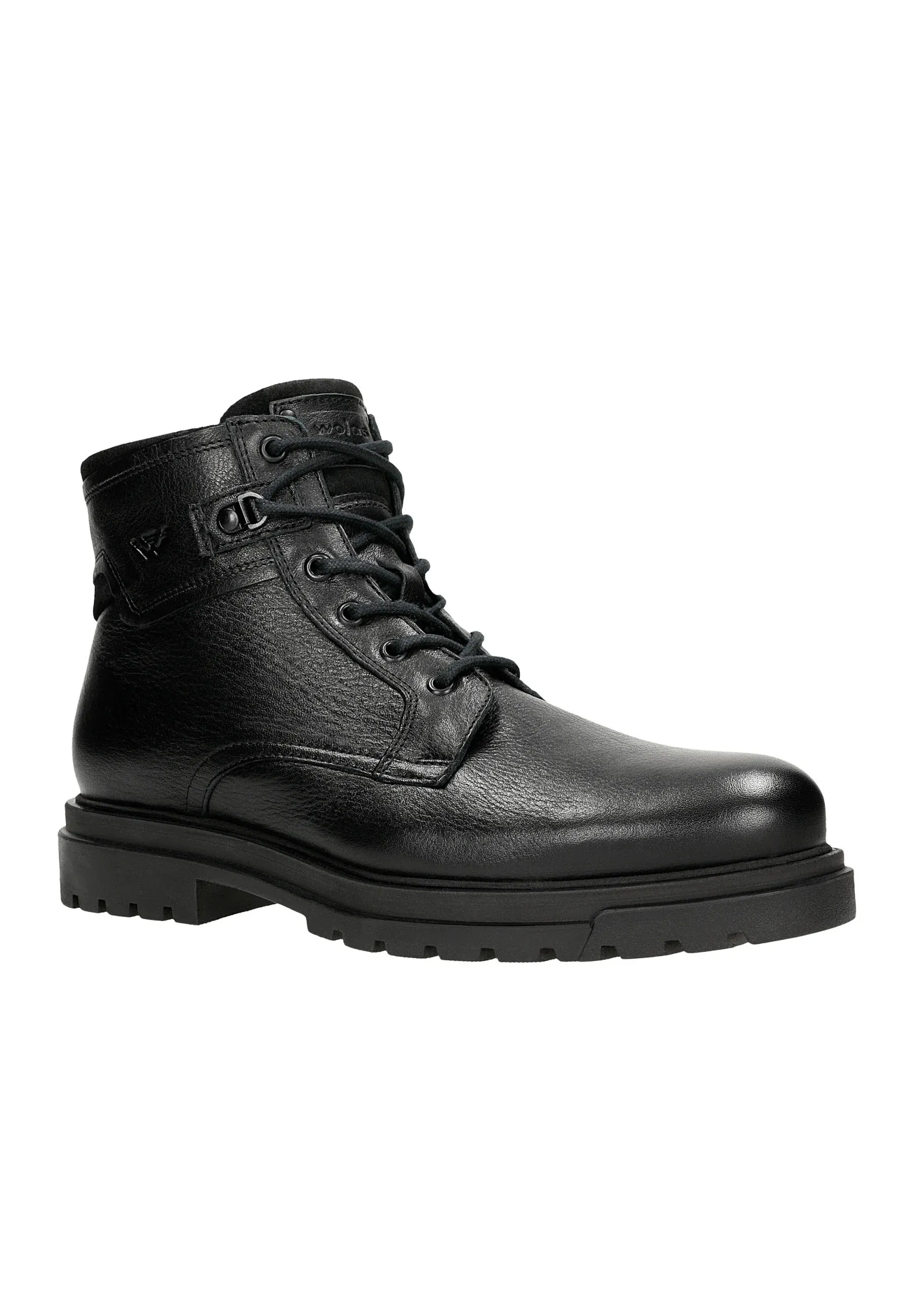 Wojas Bottes à lacets Noires