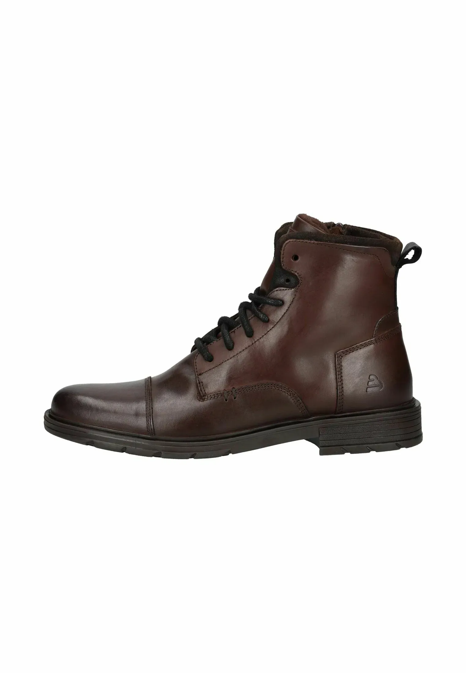 Bullboxer Bottes à lacets Brun foncé Noir