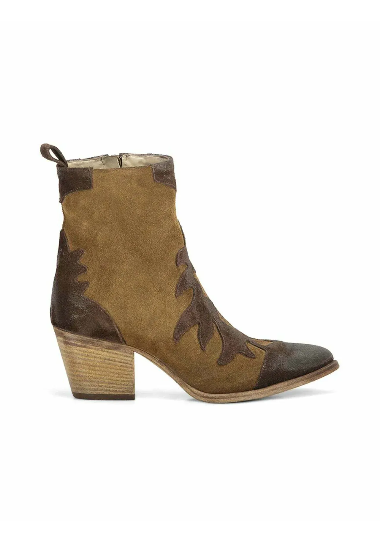 Via Tortona 18 Bottes Texanes Motard Marron
