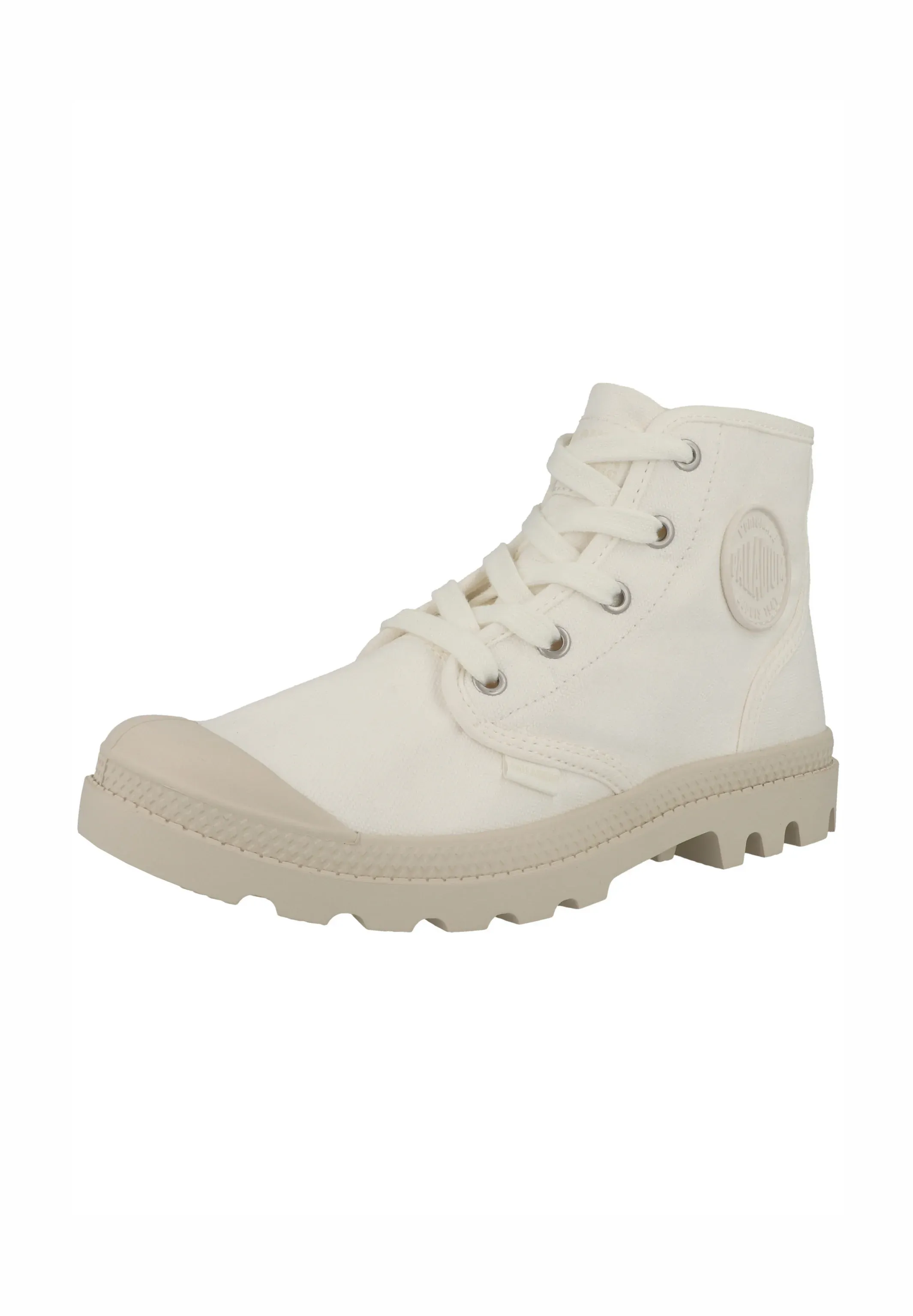 Palladium Pampa Hi Bottes à lacets Soft White