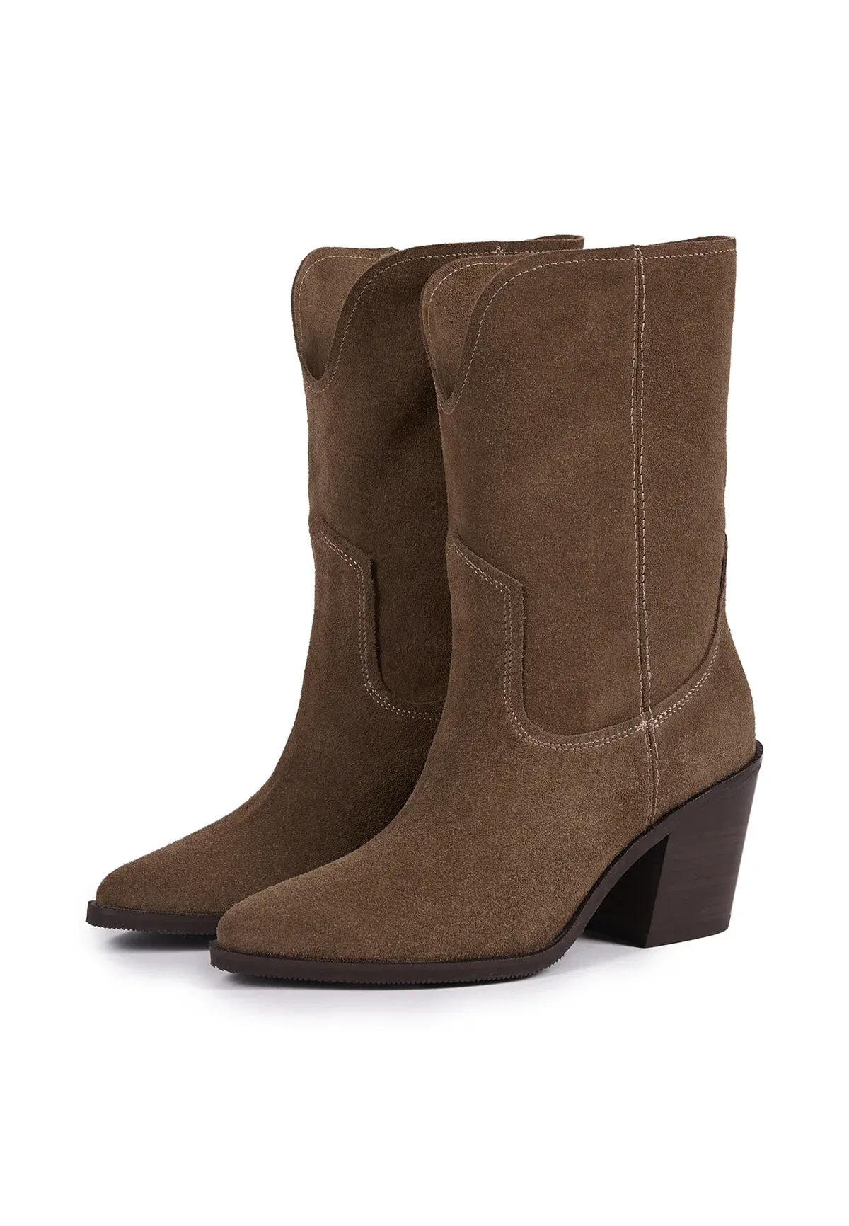 Rylko Stivaletti Texani Biker Beige