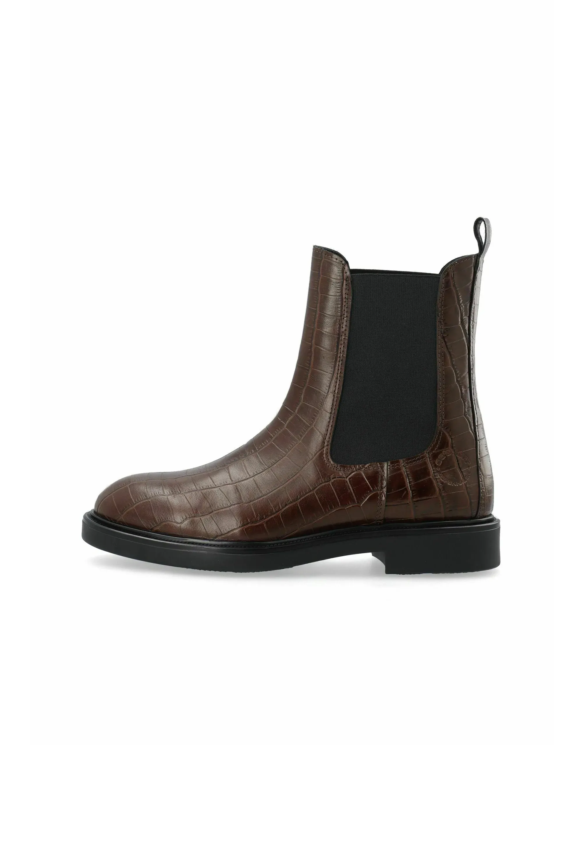 Cashott Caslola Tronchetti Brun Cuir de Crocodile