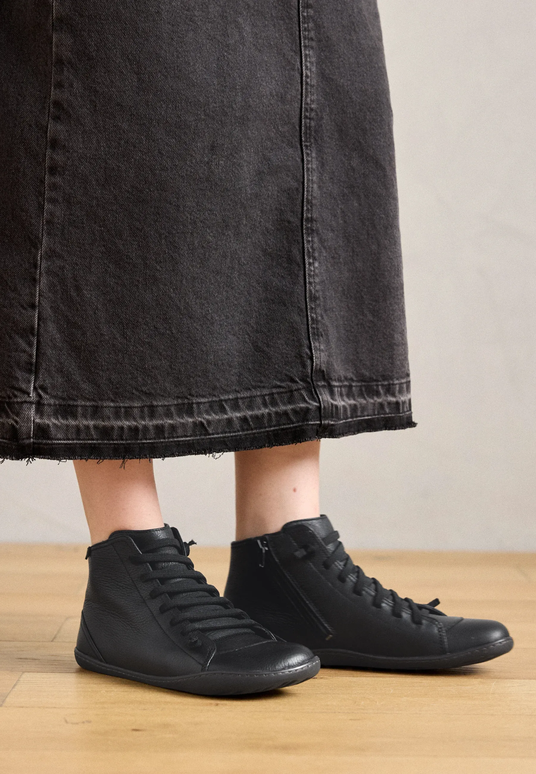 Camper Peu Cami Stivaletti Stringati Noir