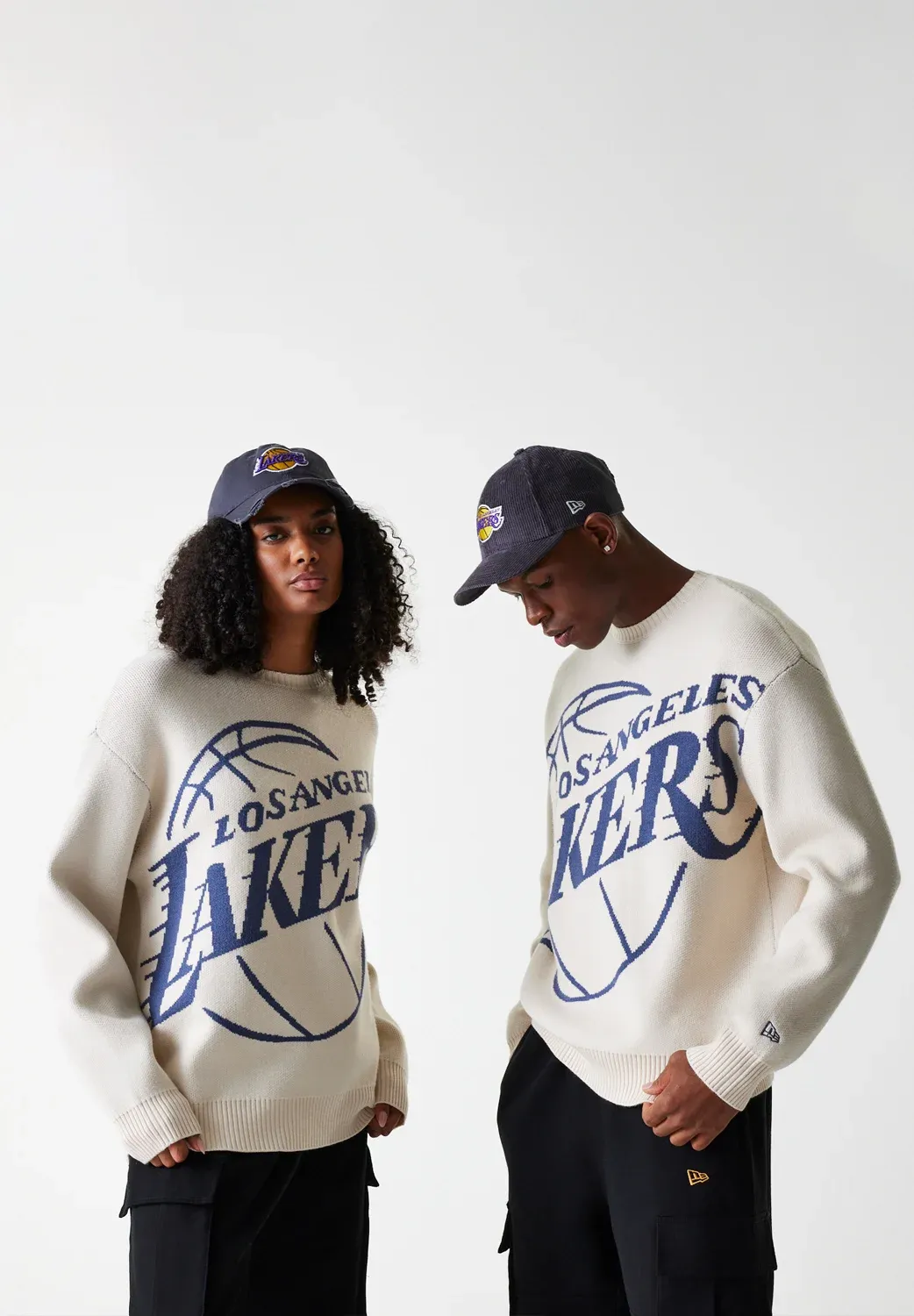 New Era NBA Los Angeles Lakers Pull Unisexe Blanc