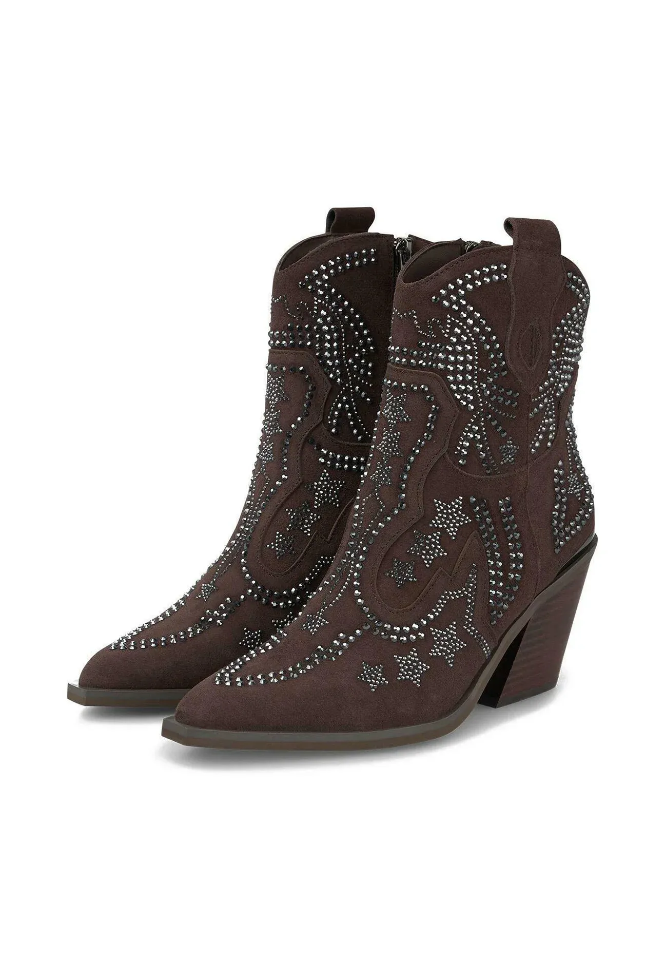 Alma En Pena Bottes Texanes Motard Marron Jaspeá