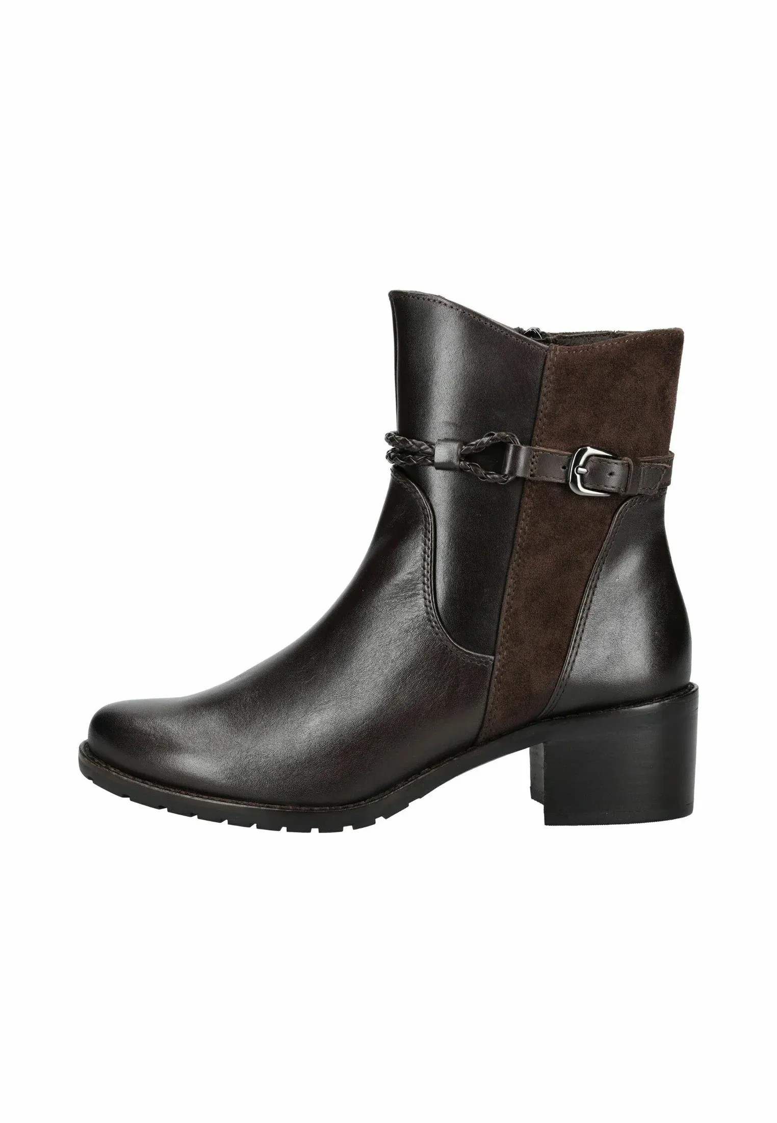 Caprice Stivaletti Texani Biker Dk Brown Comb