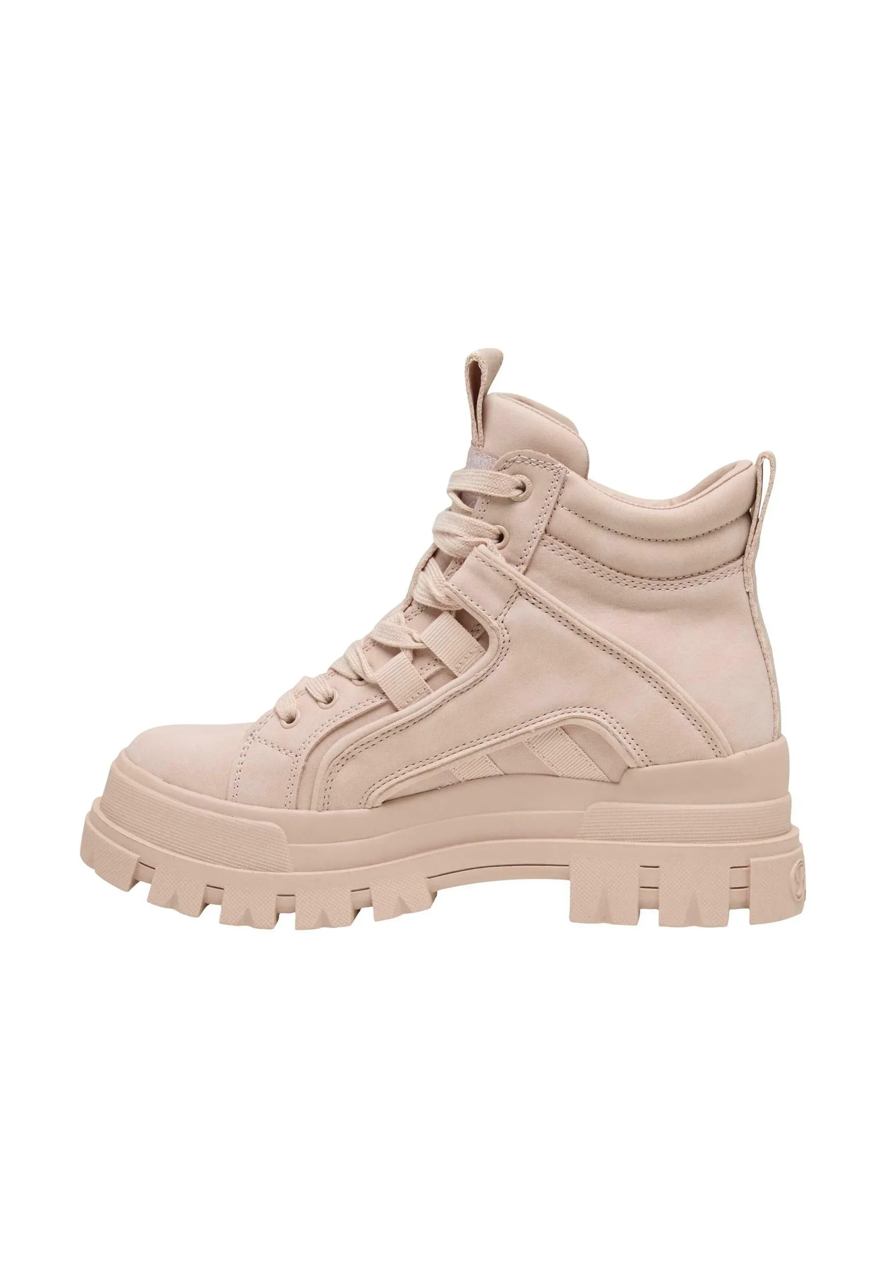 Bottines Buffalo à brides Roses