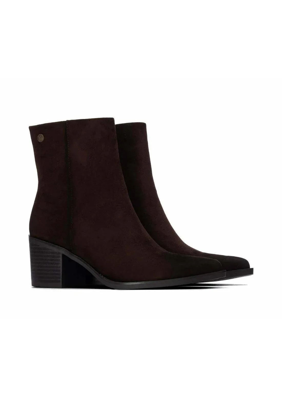 Xti Bottine Femme à Talon Stivaletti Marron