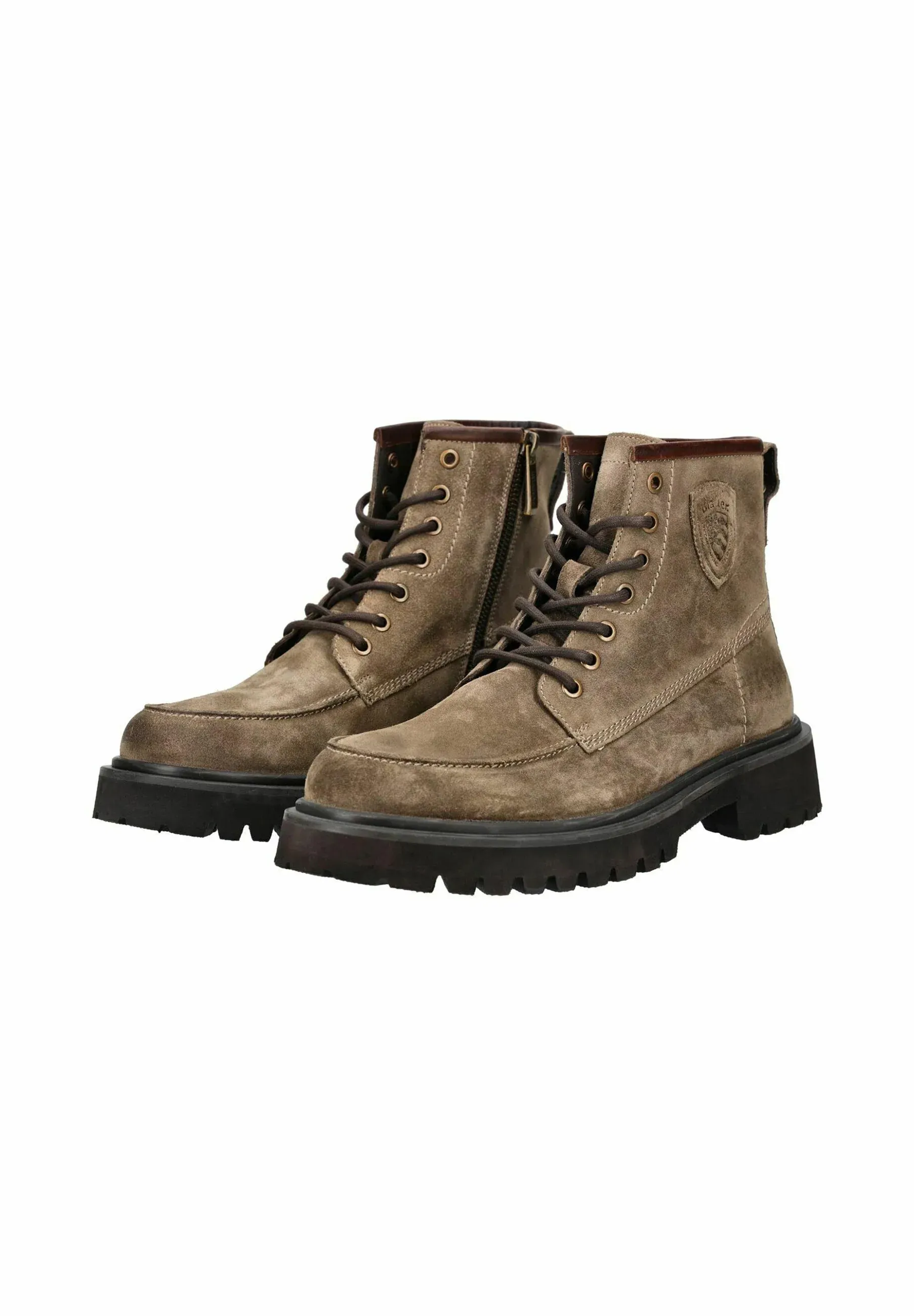 Bottines à lacets bleus Elephant Ele
