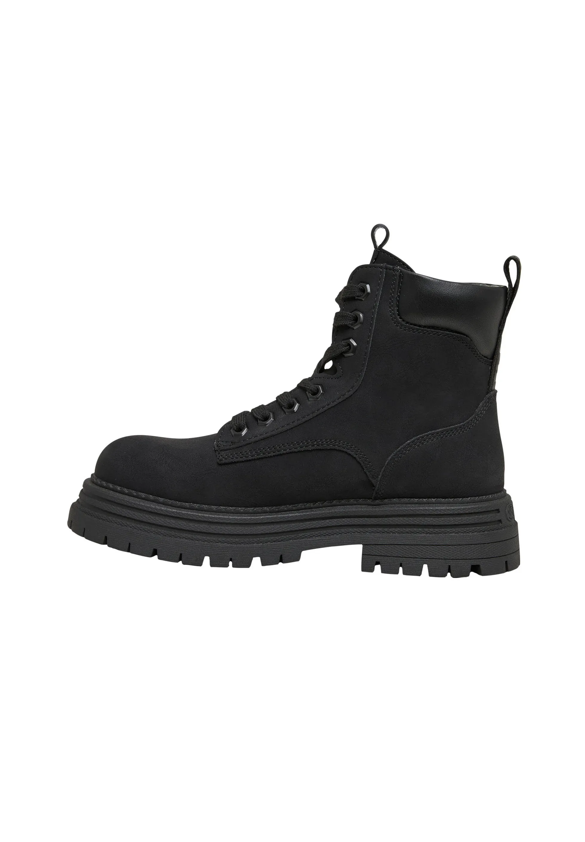 Buffalo Stivaletti Stringati Noir