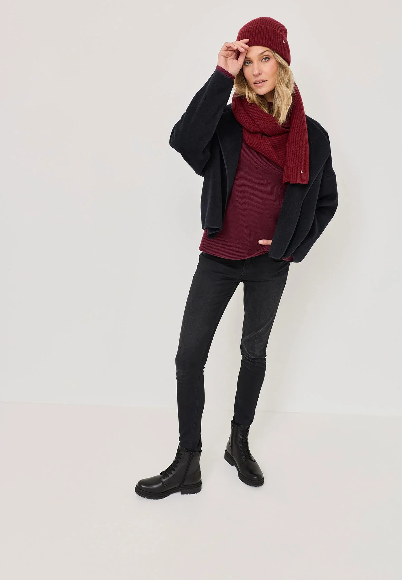 Tamaris Stivaletti Stringati en Cuir Noir