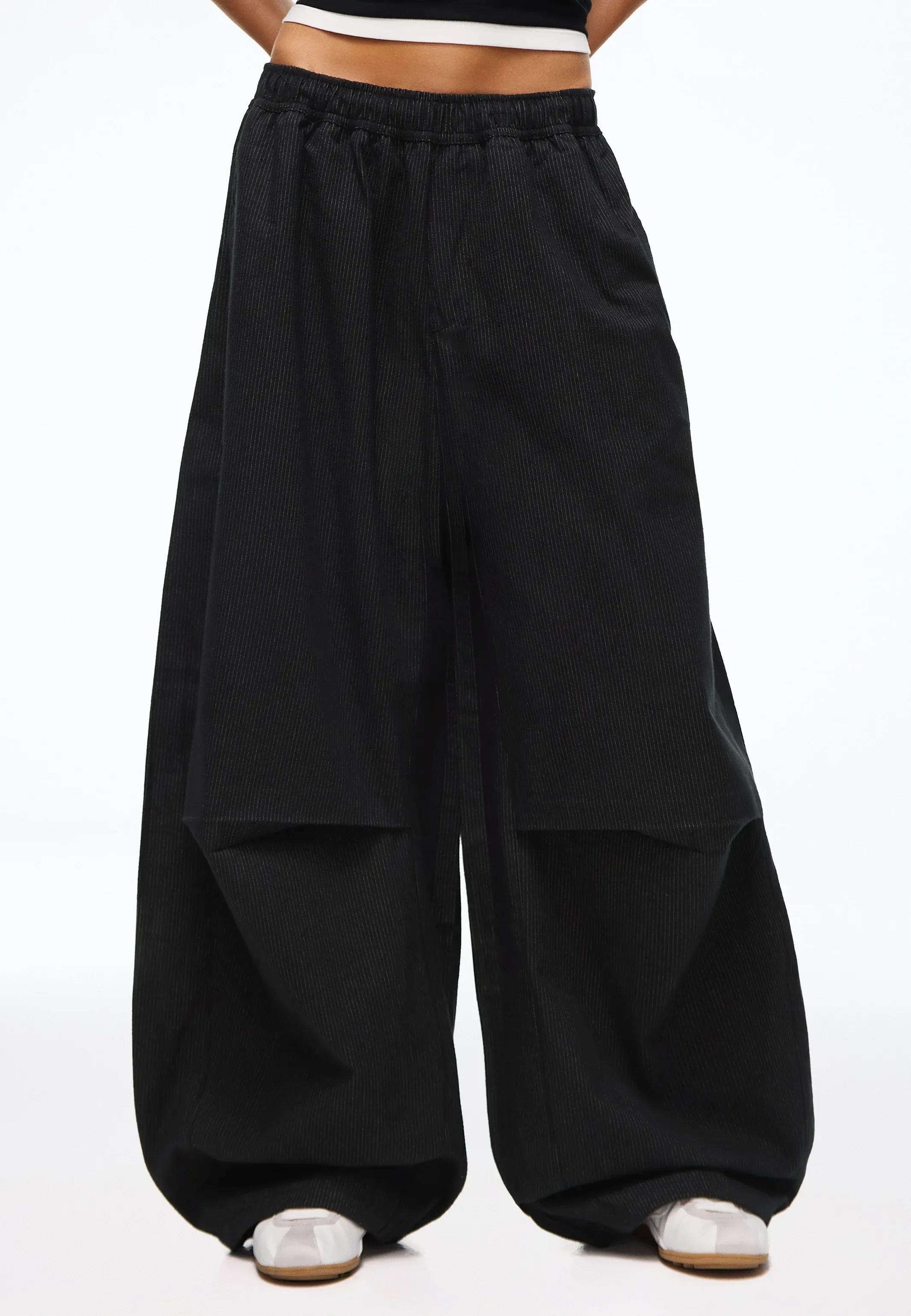 Bershka Pantalons Noir