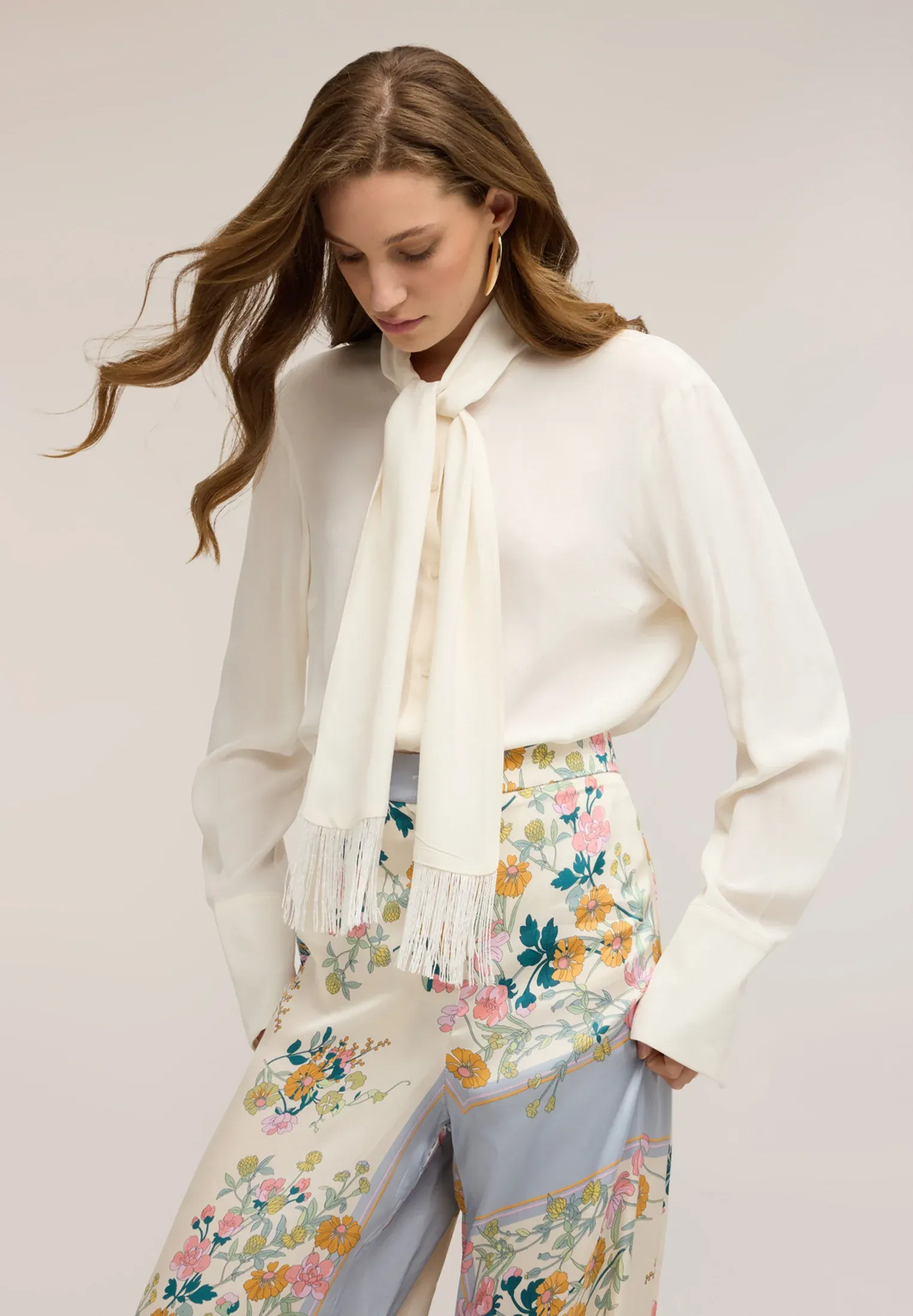 Chemise Motifs Blanc