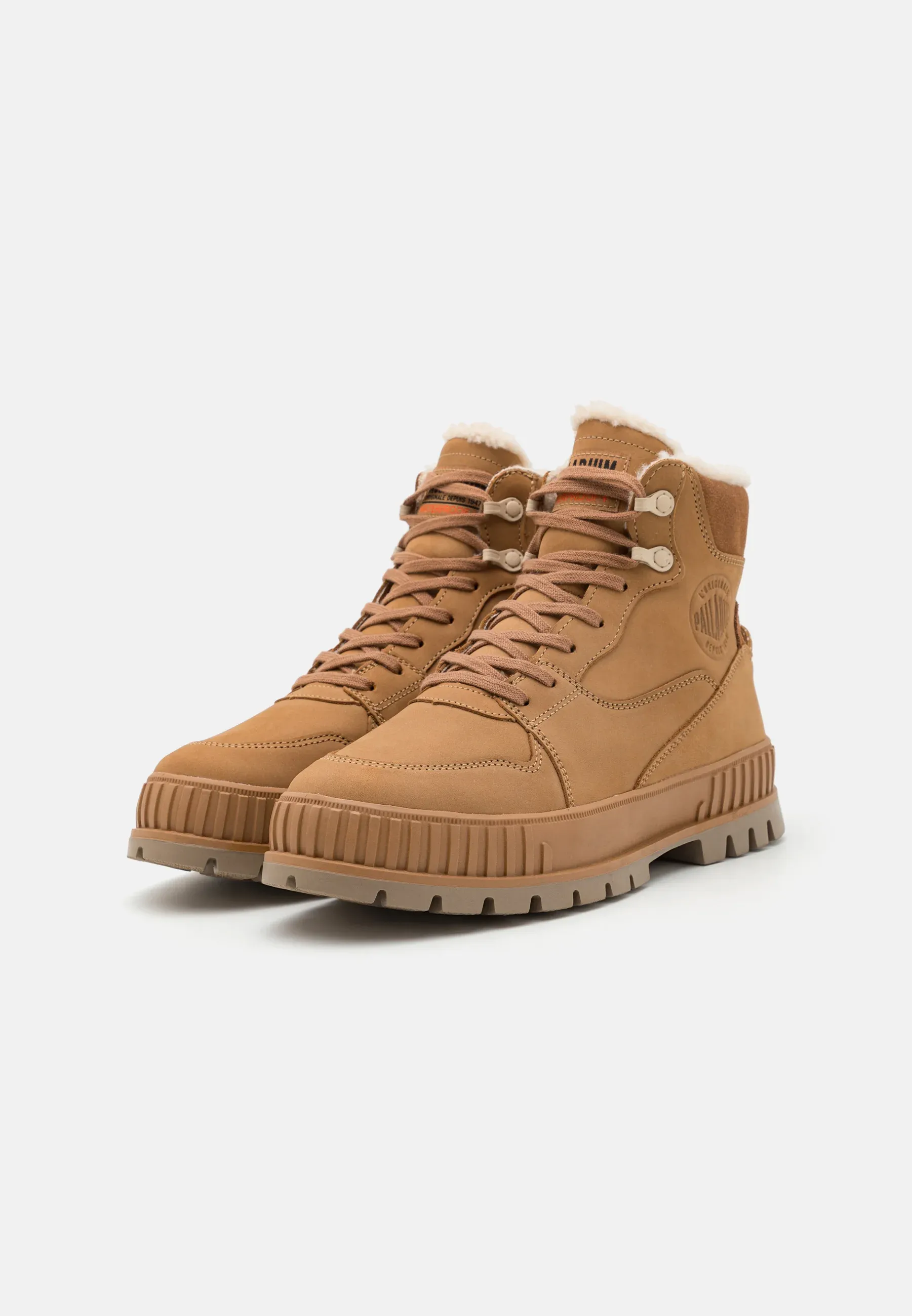 Palladium Pallashock Warm Wp Bottes à lacets Unisexe Dear Brown