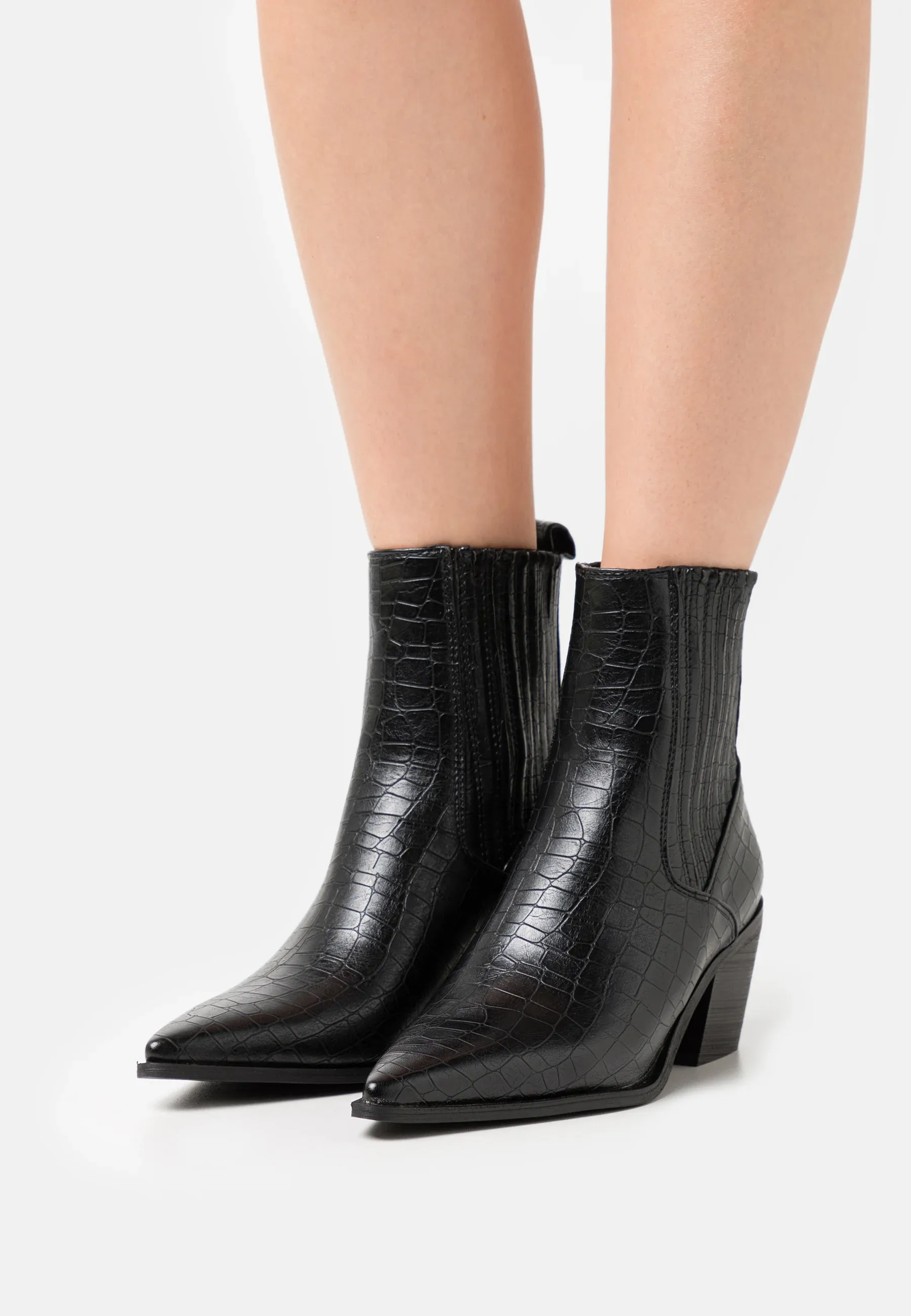 Raid Rocco Bottes Texanes Biker Noir