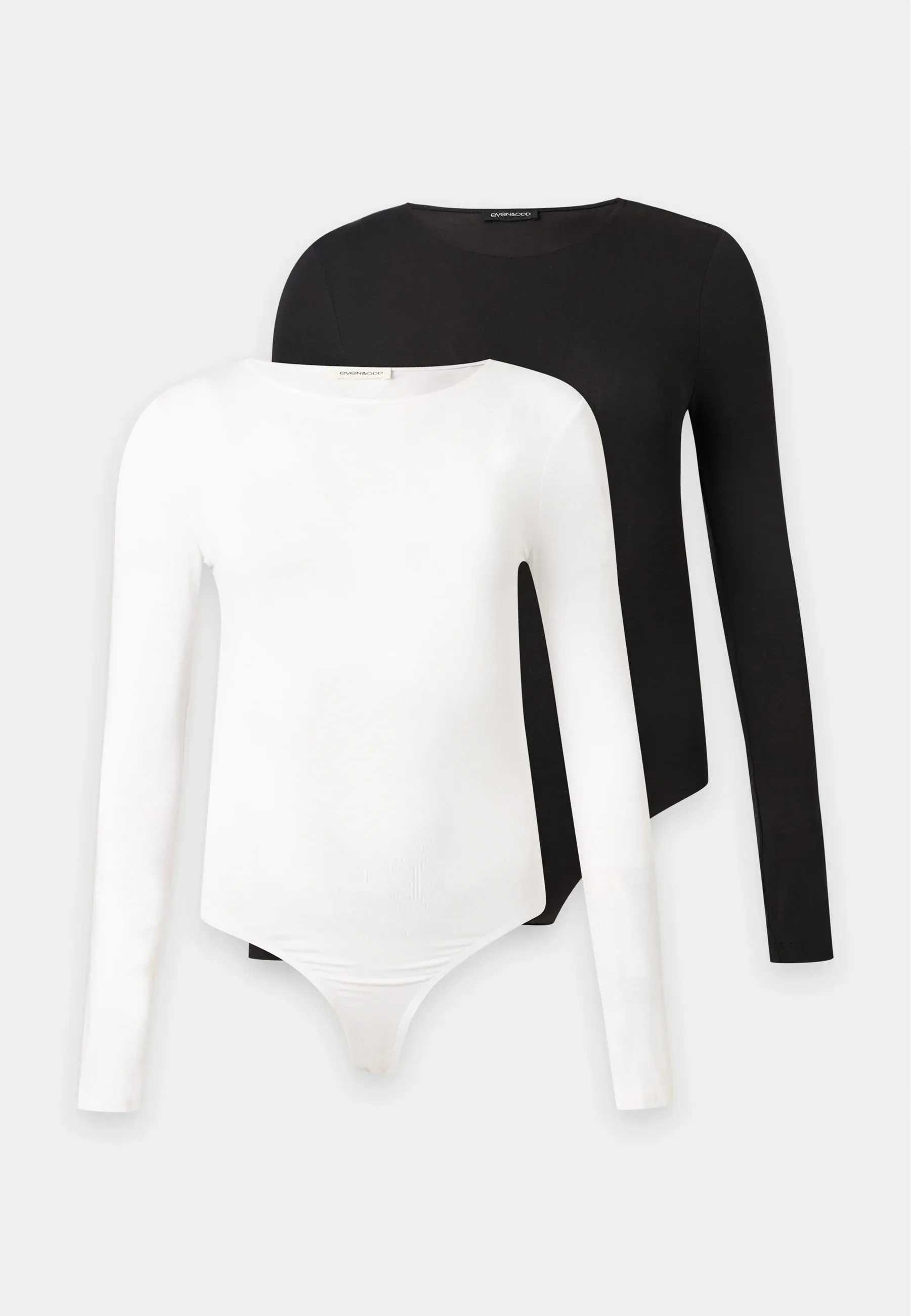Evenandodd 2 pièces T-shirt manches longues Noir/blanc