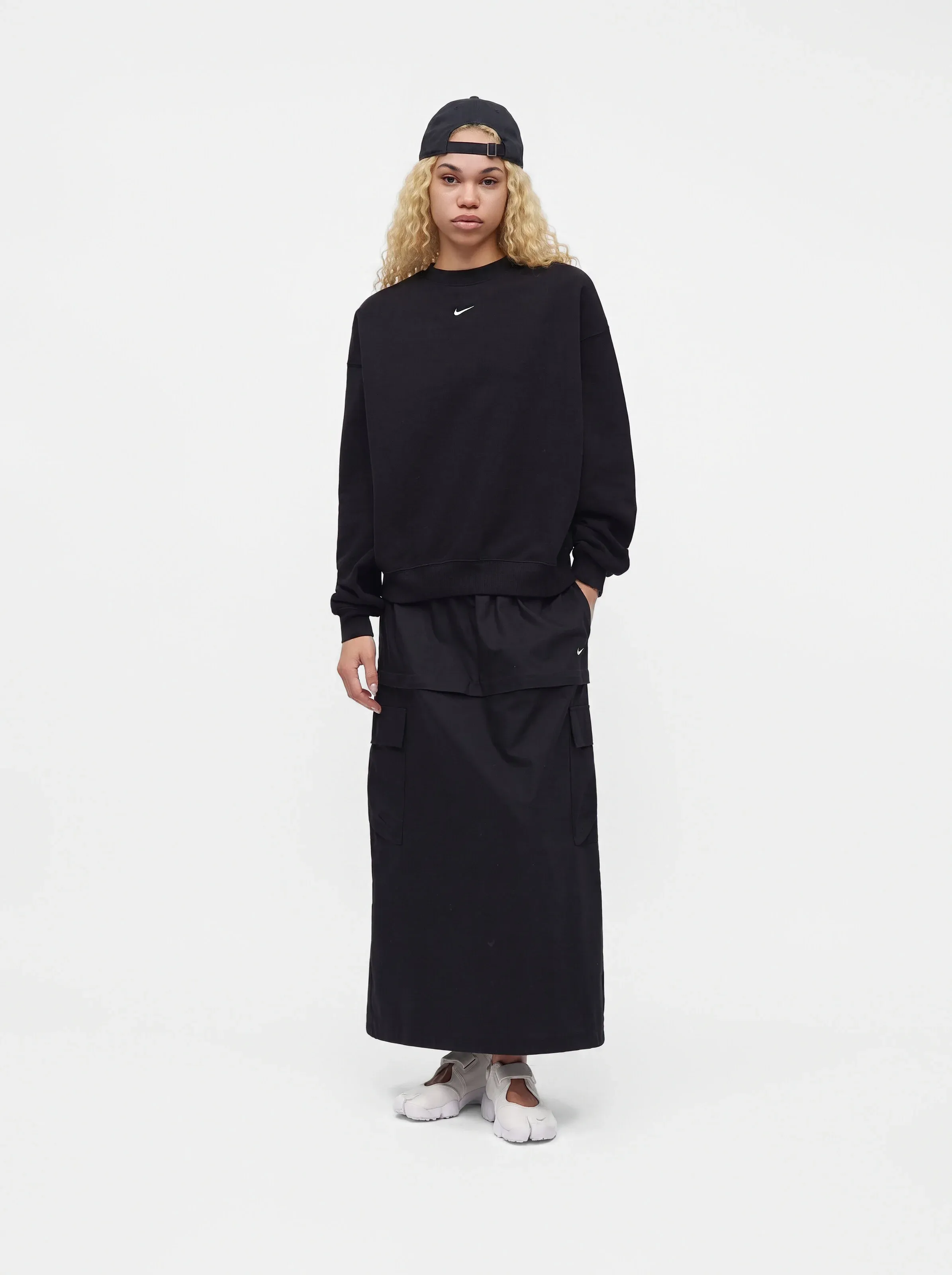 Nike Sportswear Crew Felpa Total Blacksail