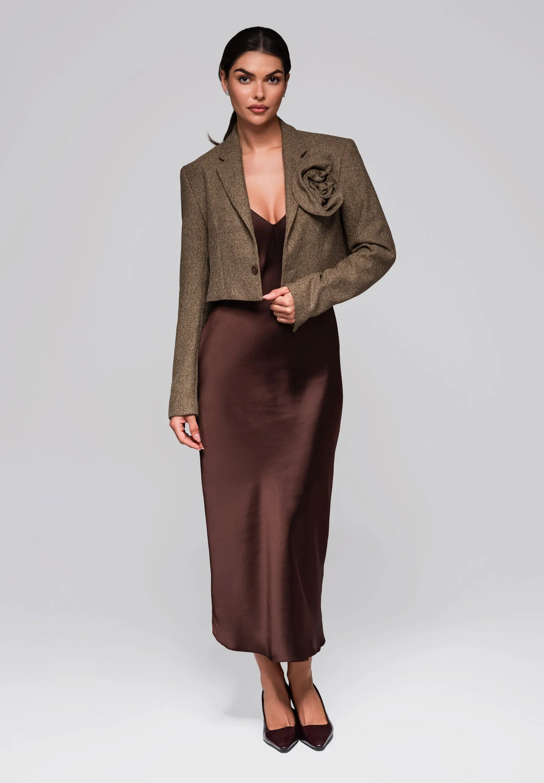 Blazer Ombré Beige Foncé