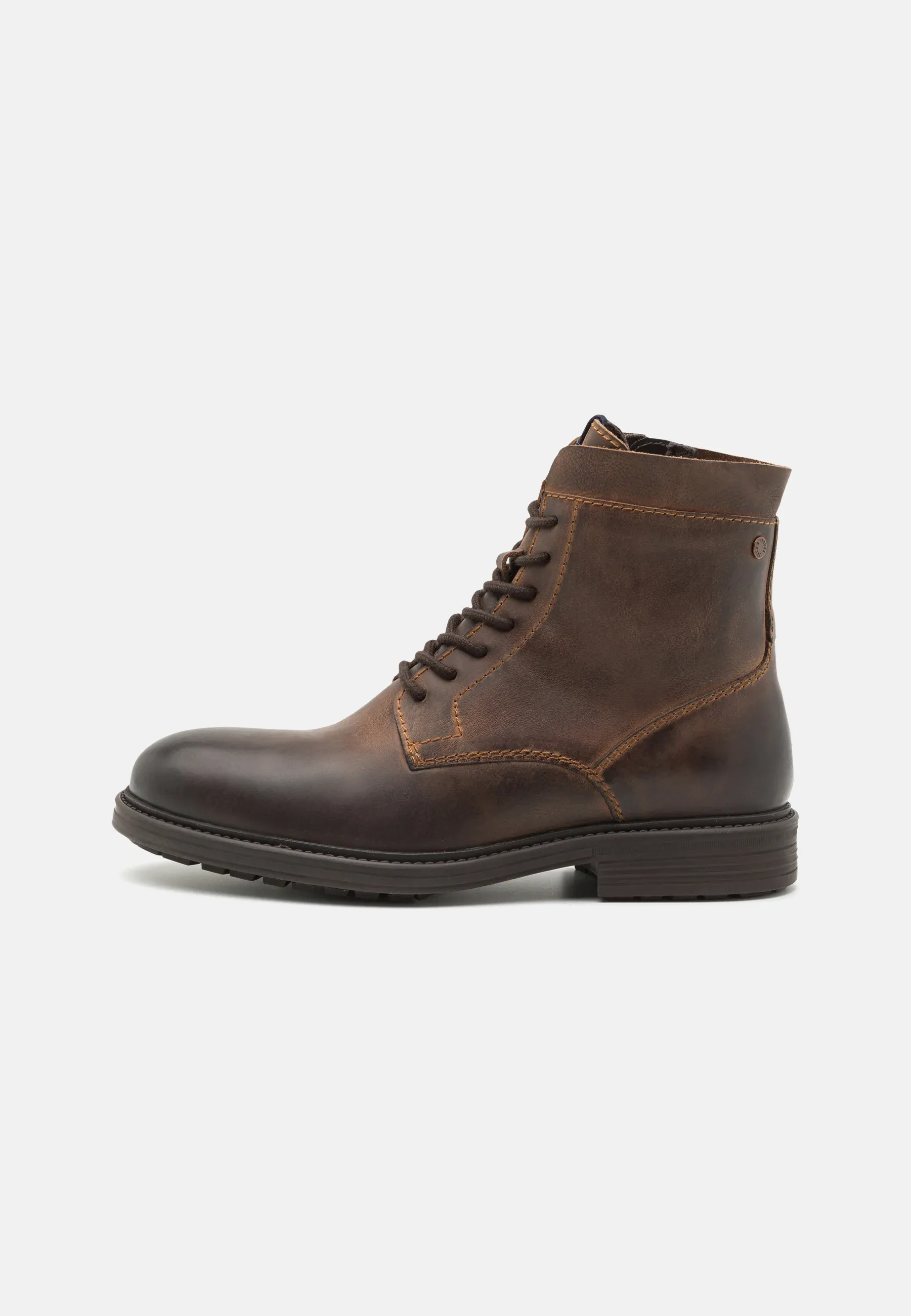 Jack And Jones Jfwdelaney Boot Stivaletti Stringati Cognac