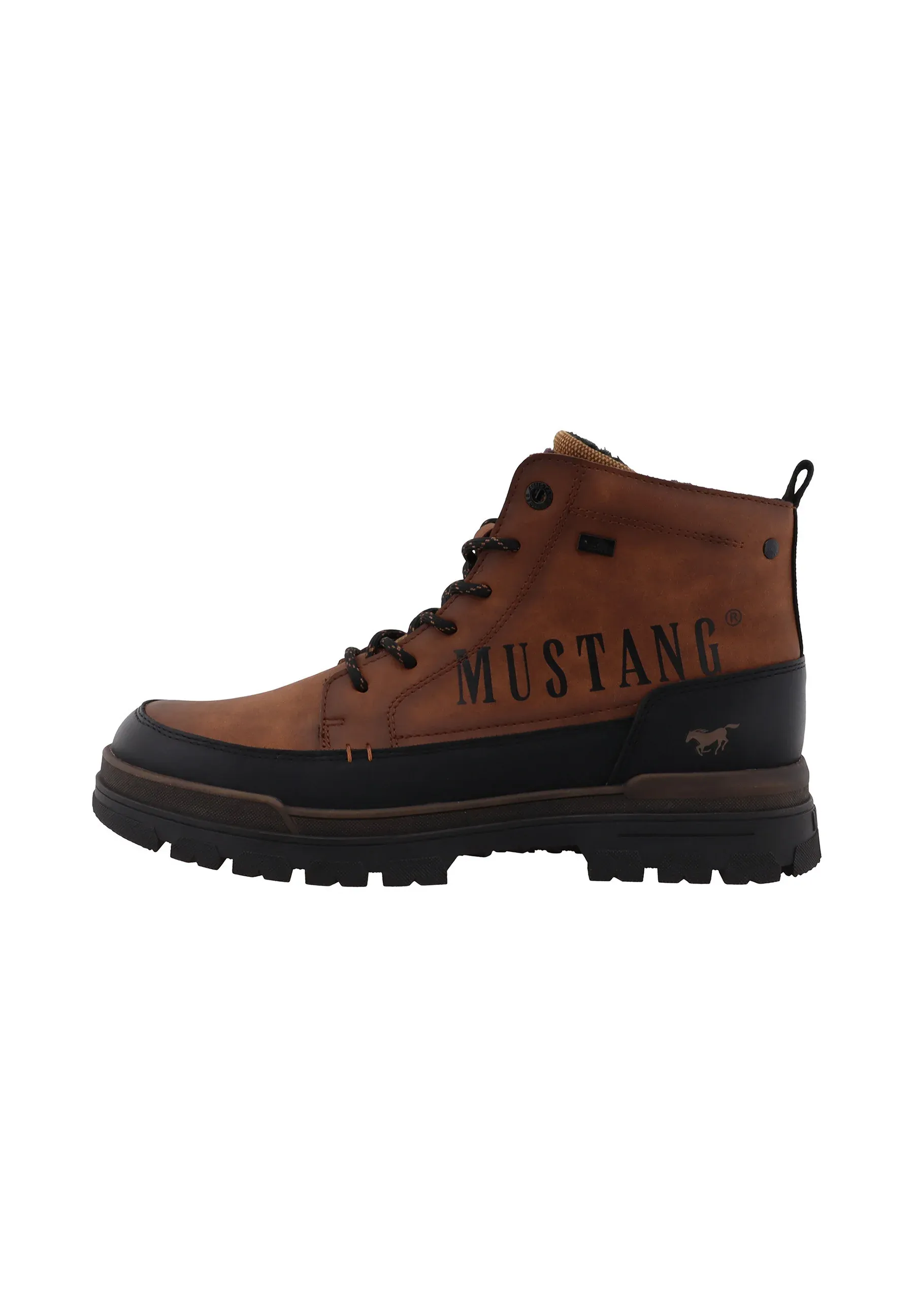 Bottes d'hiver Mustang Stivaletti Stringati Cognac