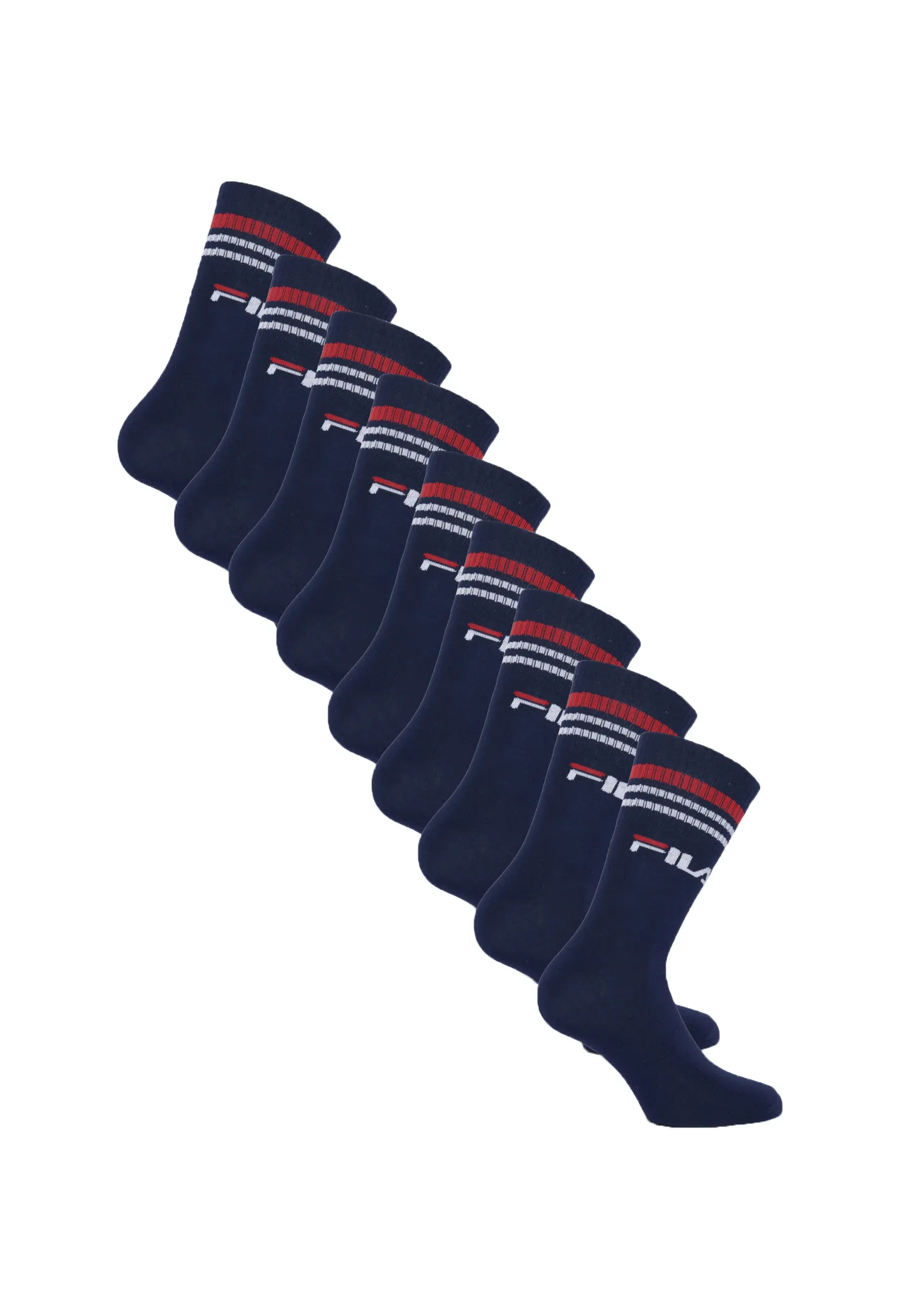 Fila 9 pièces Chaussettes Navy