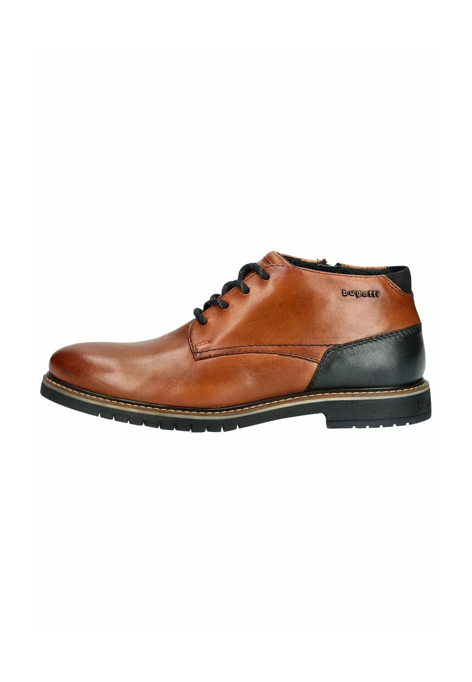 Bottines Bugatti à lacets Cognac