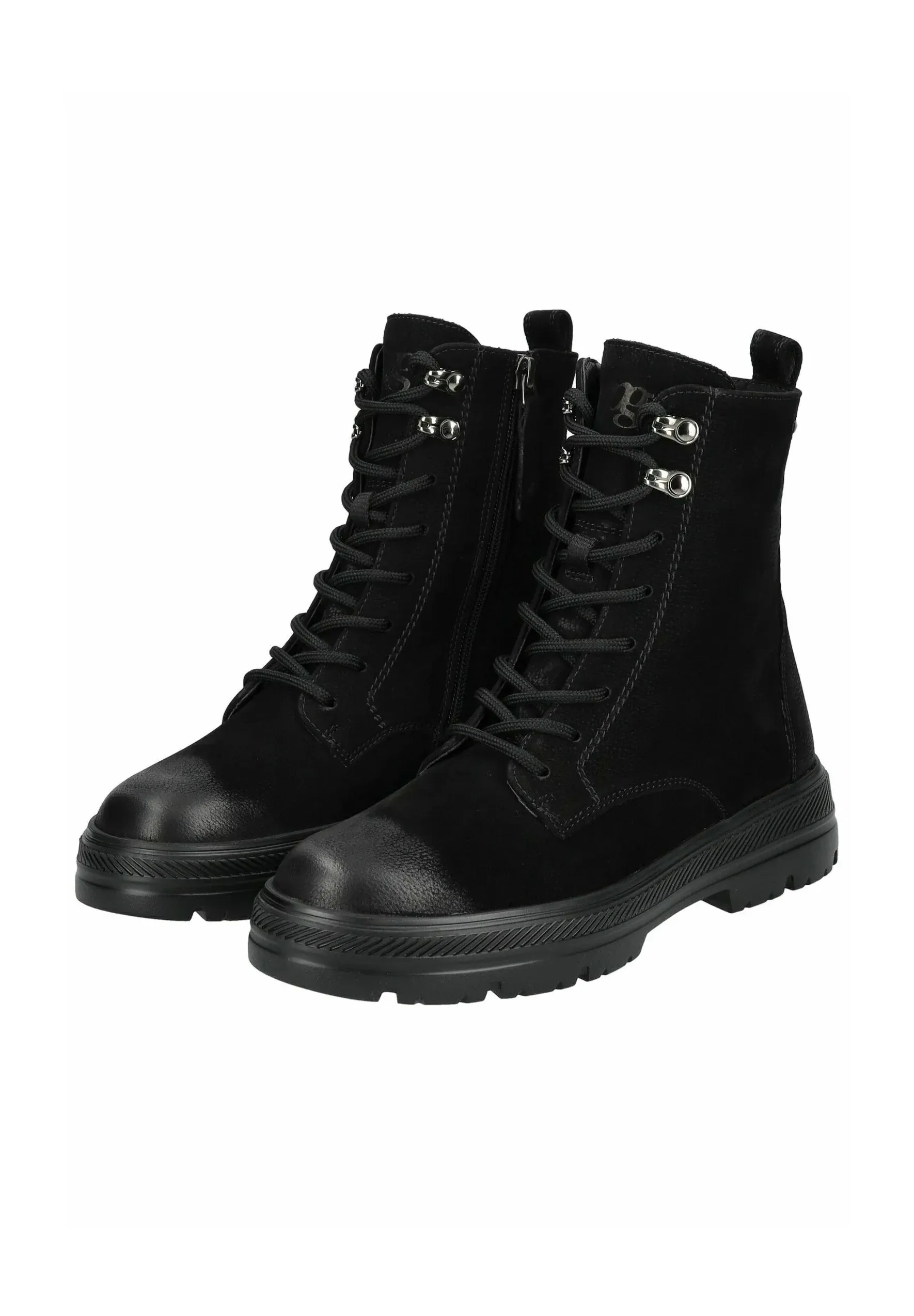 Paul Green Stivaletti Stringati Sportnubuk Gore Noir
