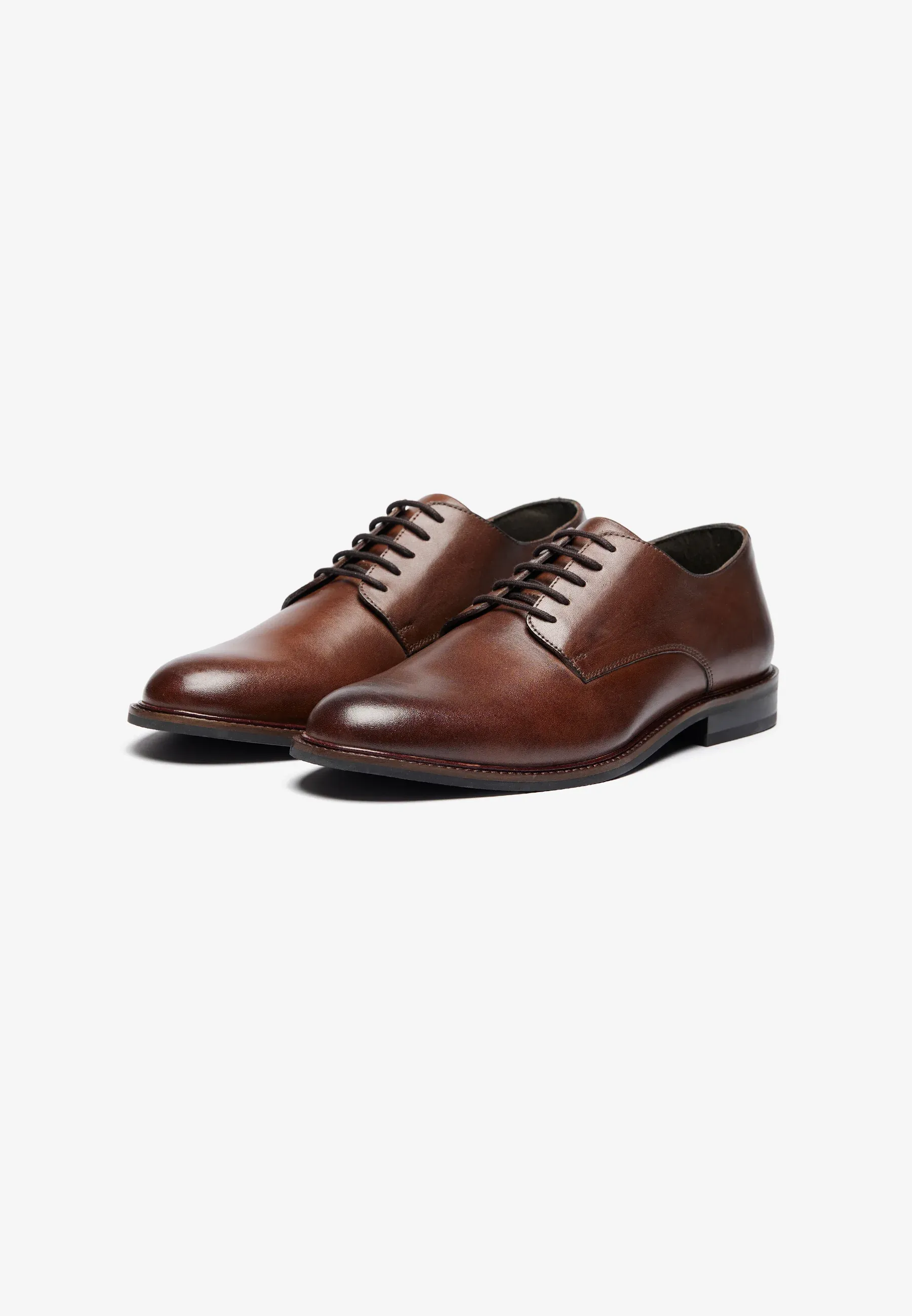 Zign Leather Stringate Élégantes Brun