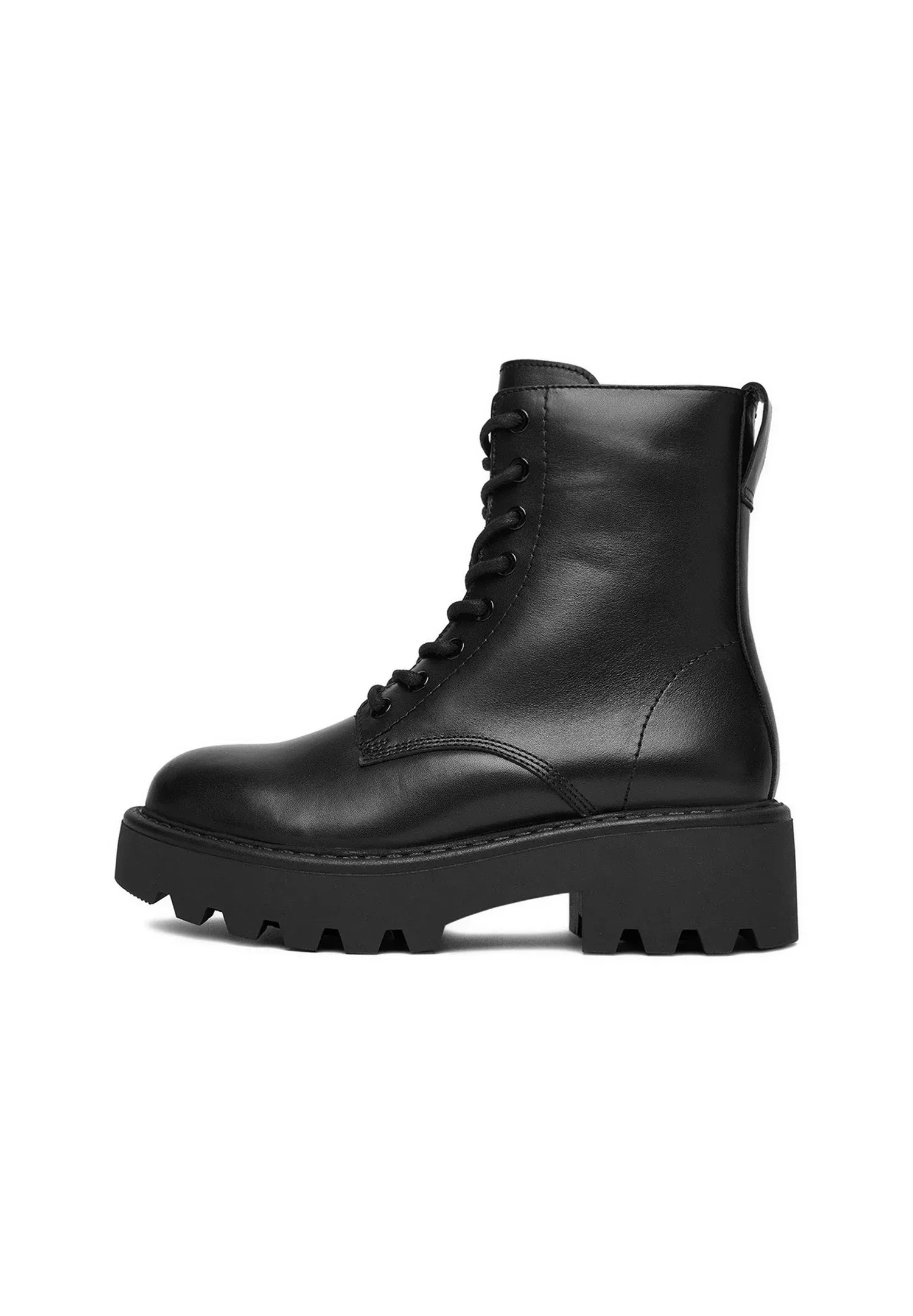 Badura Stivaletti Stringati Noir