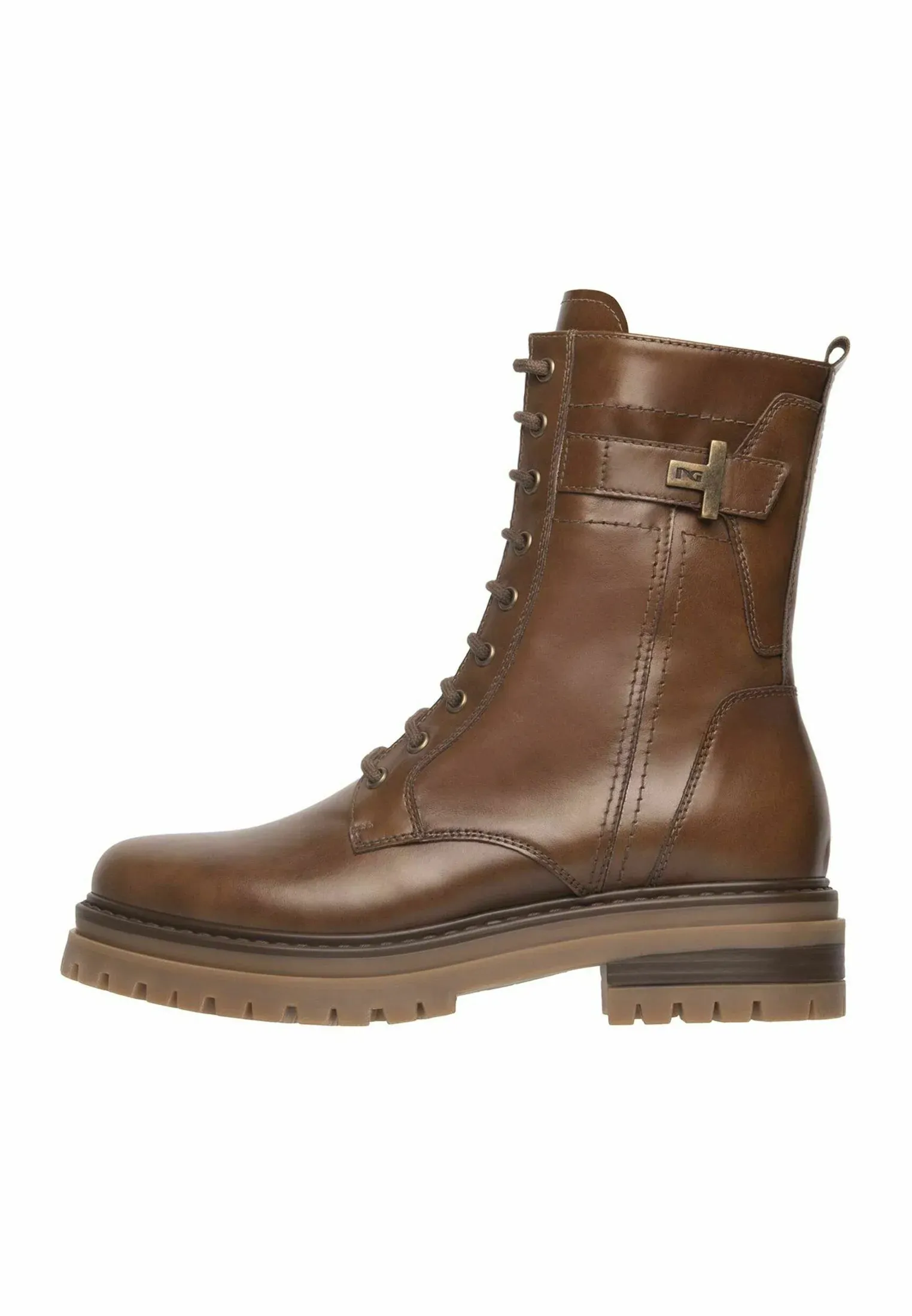 Nerogiardini Bottes à lacets en cuir