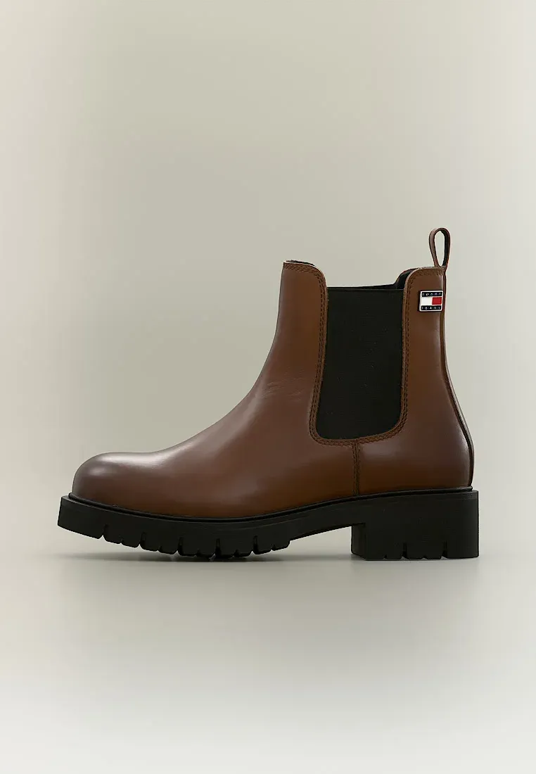 Bottes Chelsea à crampons Tommy Jeans Stivaletti Sunset Rust