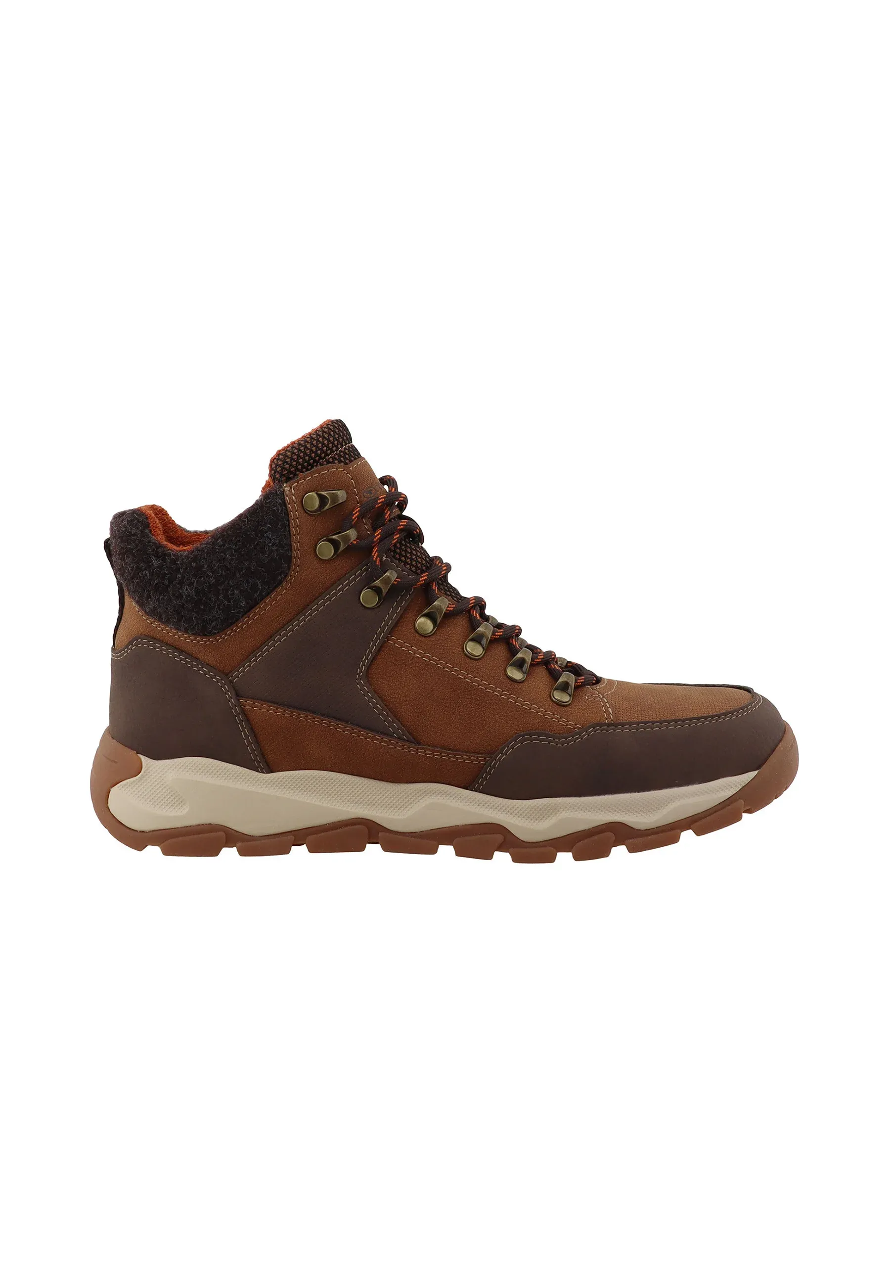 Tom Tailor Bottes à lacets Cognac