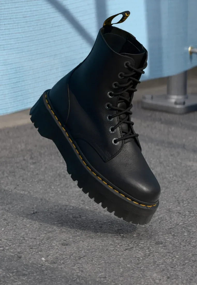 Dr Martens Bottes à lacets noires