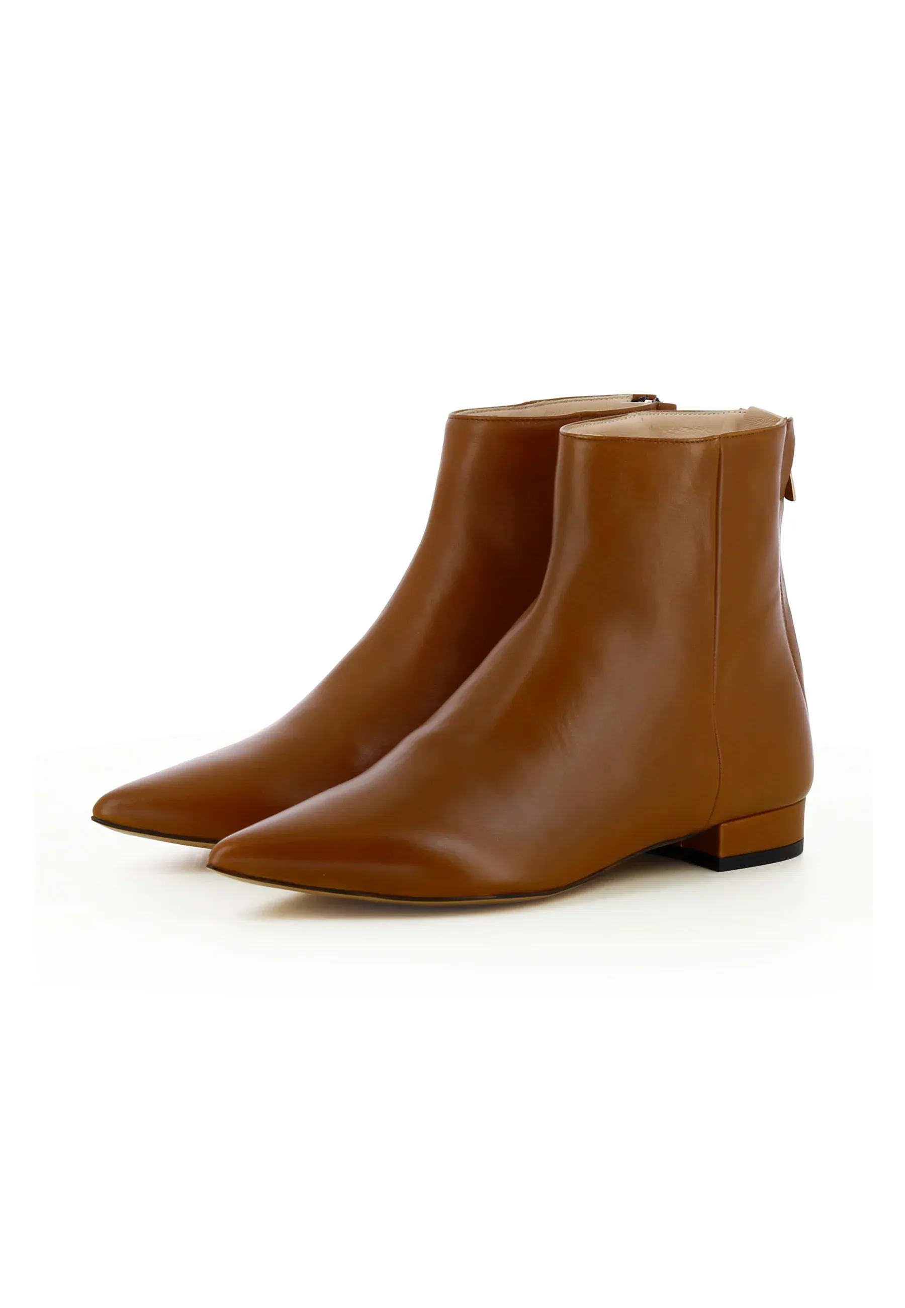 Young Couture By Evita Bottes courtes femme Franca Tronchetti Cognac